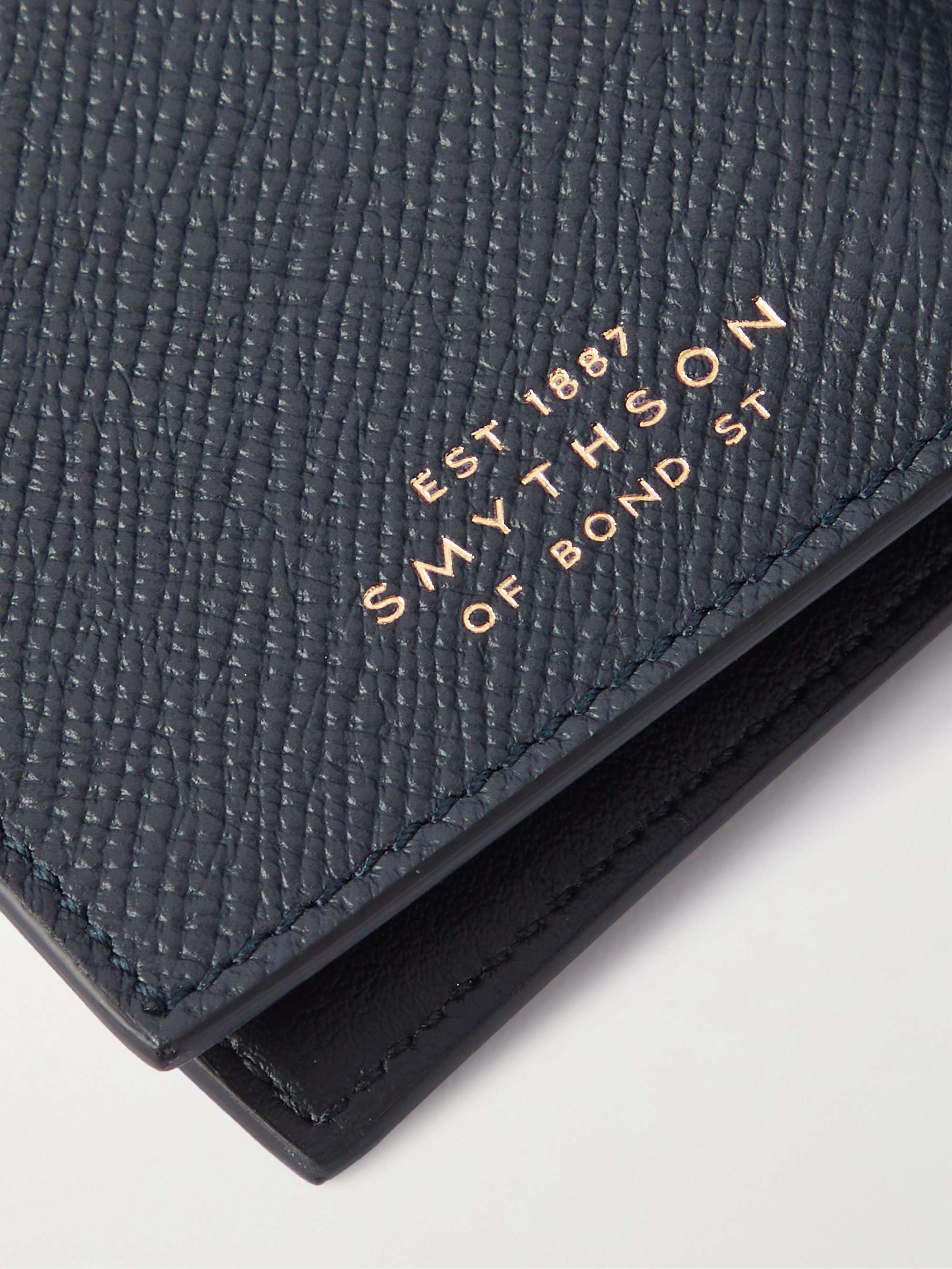 SMYTHSON Panama Cross-Grain Leather Cardholder for Men | MR PORTER
