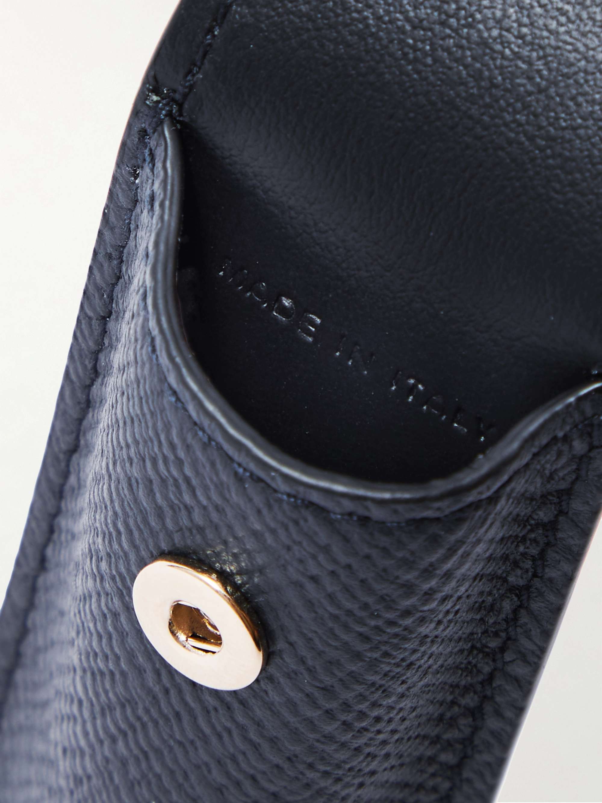 SMYTHSON Panama Cross-Grain Leather Pen Sleeve