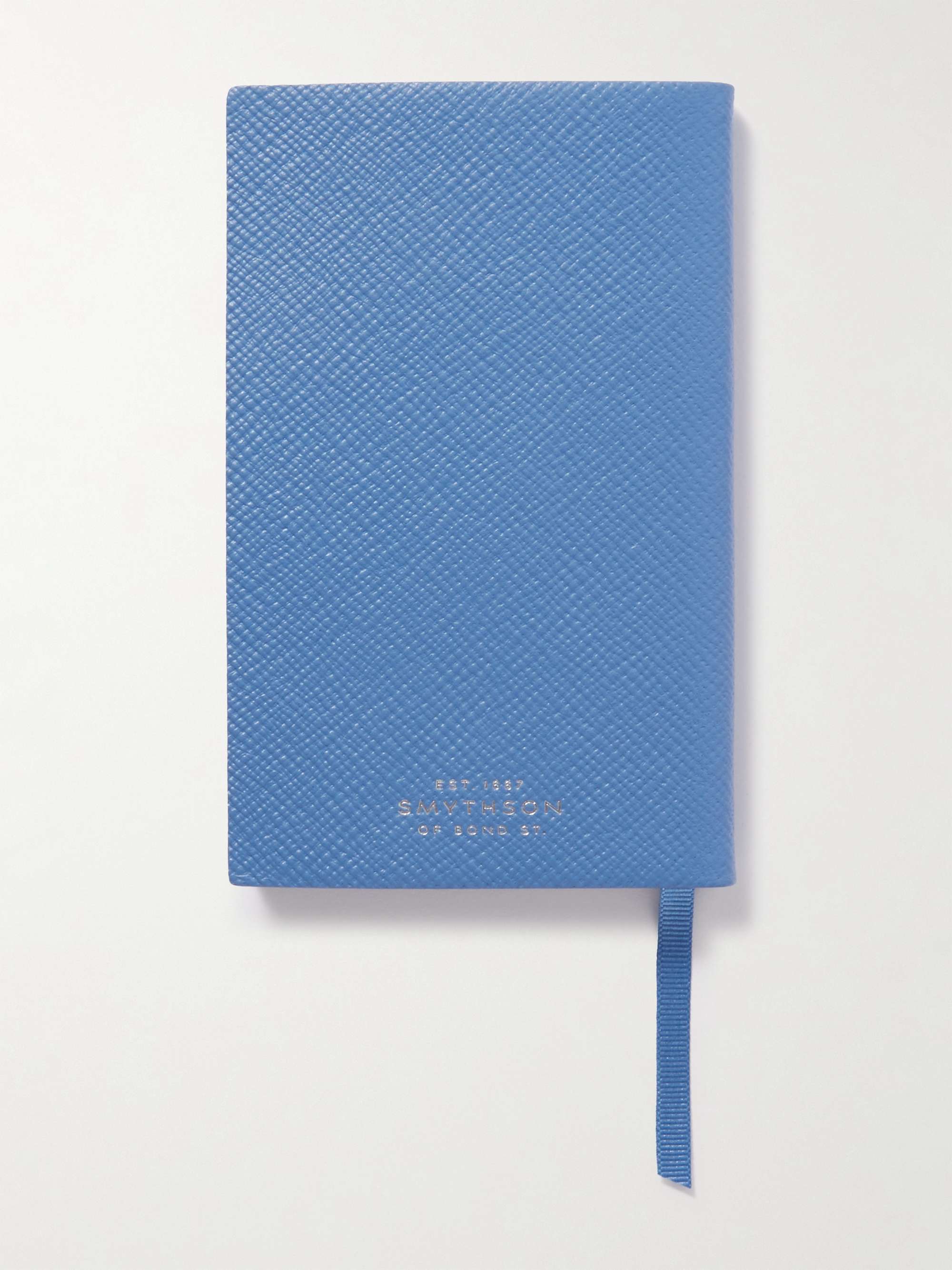 SMYTHSON 파나마 크로스 그레인 가죽 노트