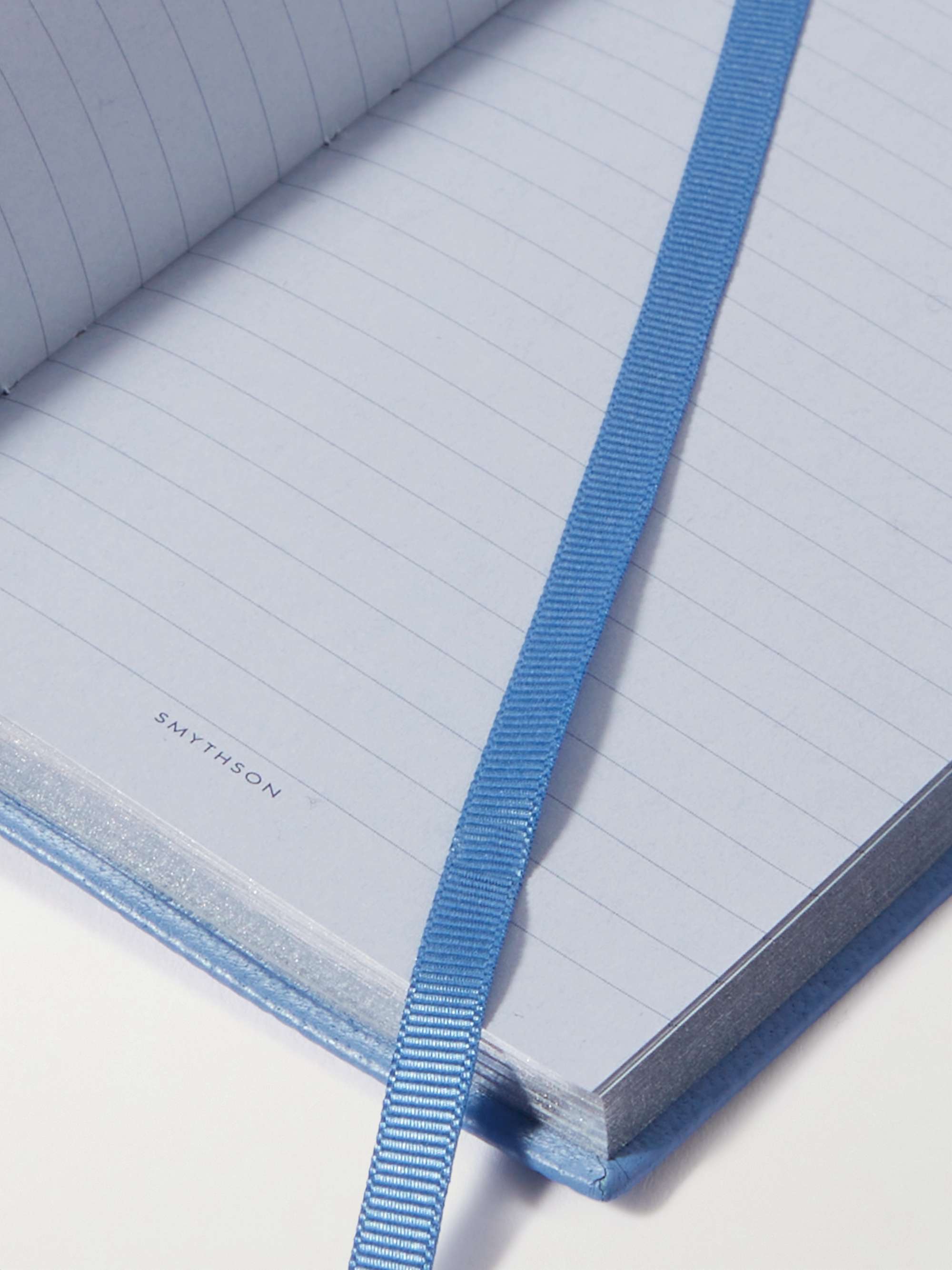 SMYTHSON Panama Cross-Grain Leather Notebook