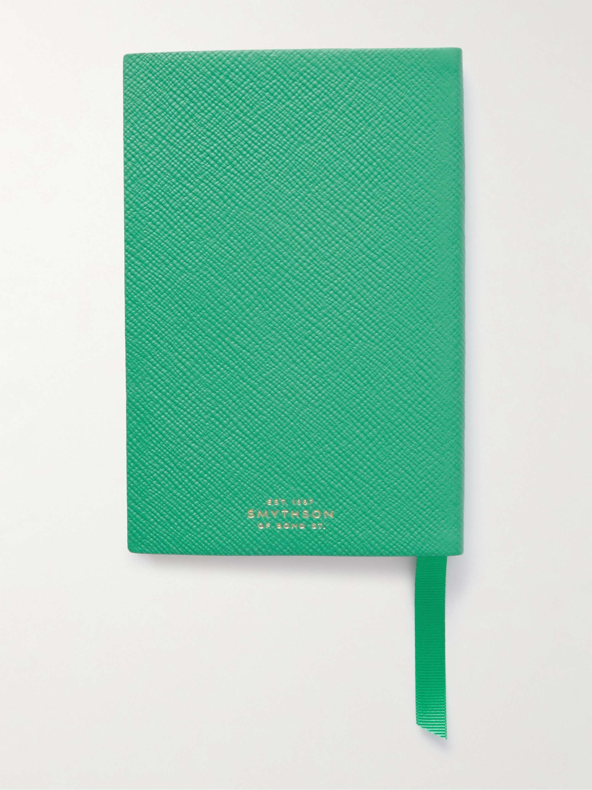 SMYTHSON Panama Game, Set, Match Cross-Grain Leather Notebook