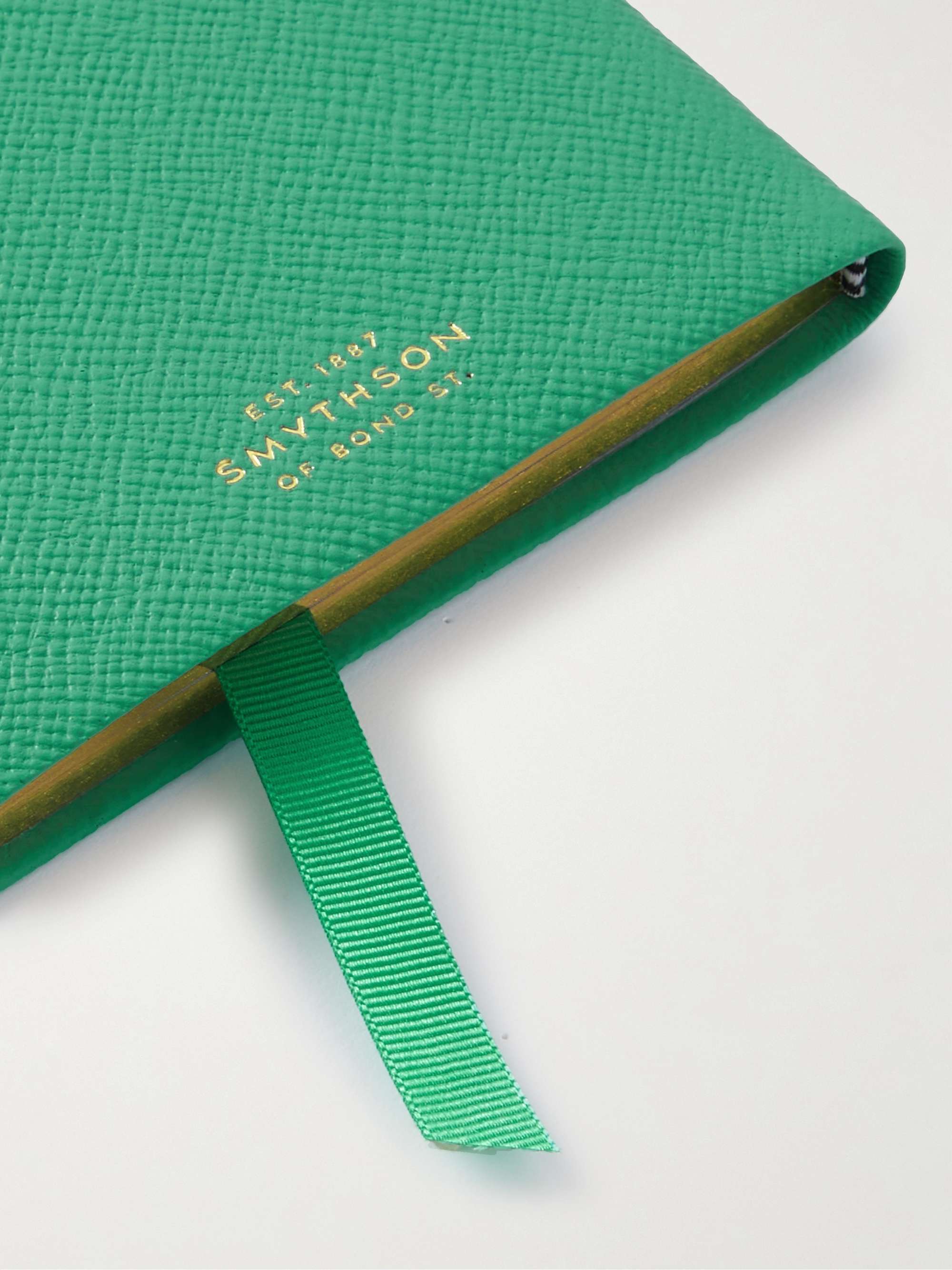 SMYTHSON Panama Game, Set, Match Cross-Grain Leather Notebook