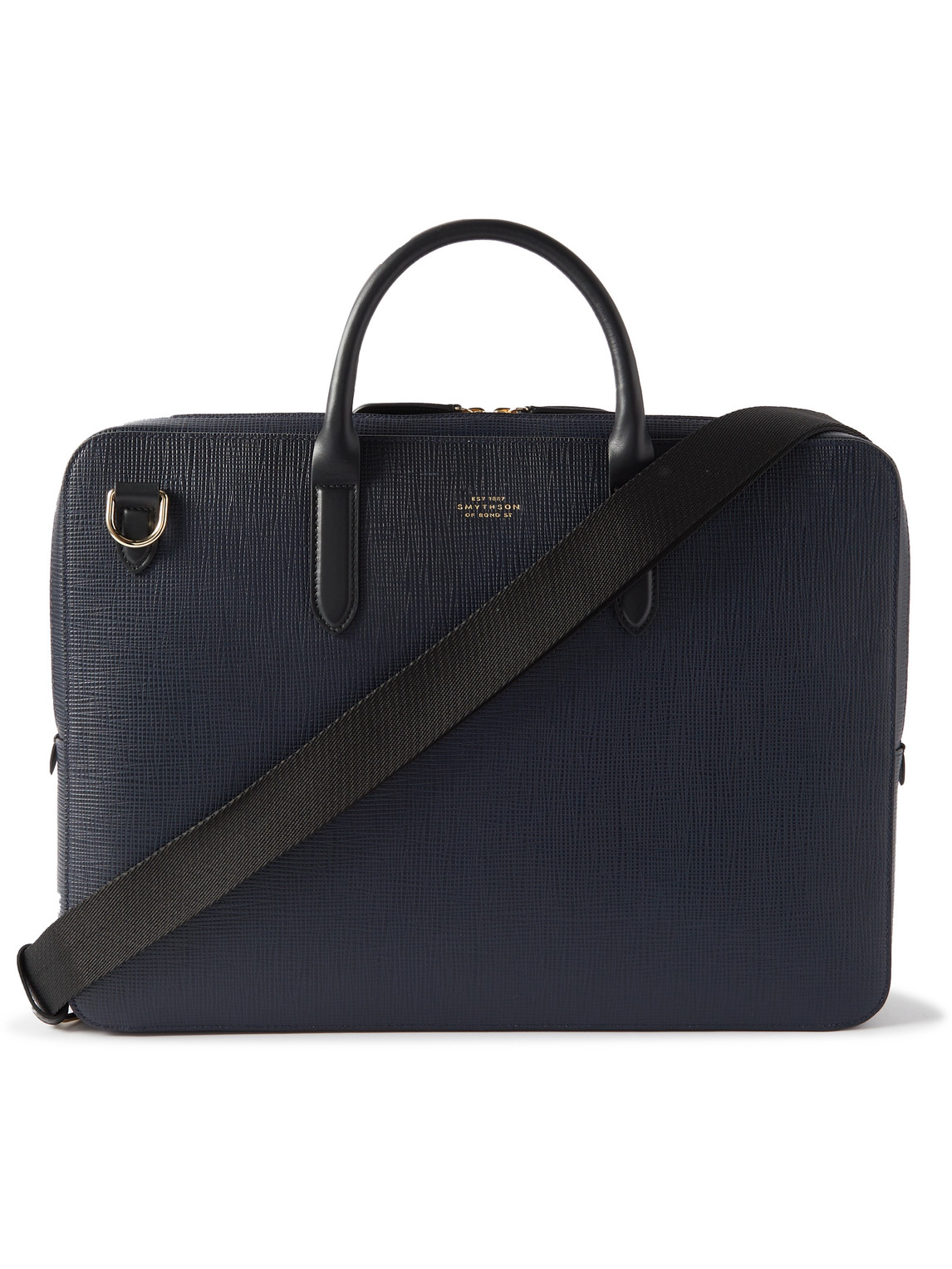 Panama Cross-Grain Leather Briefcase