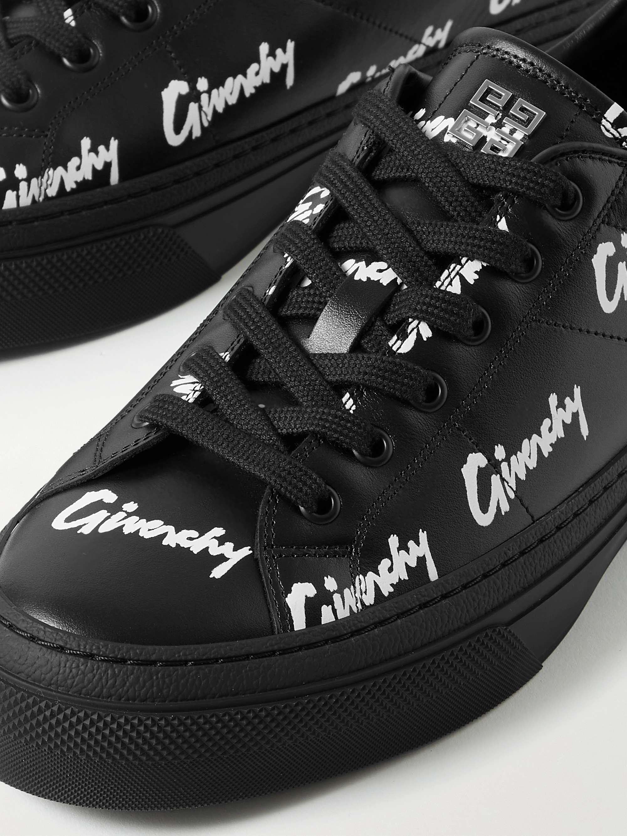 GIVENCHY City Sport LogoPrint Leather Sneakers for Men MR PORTER