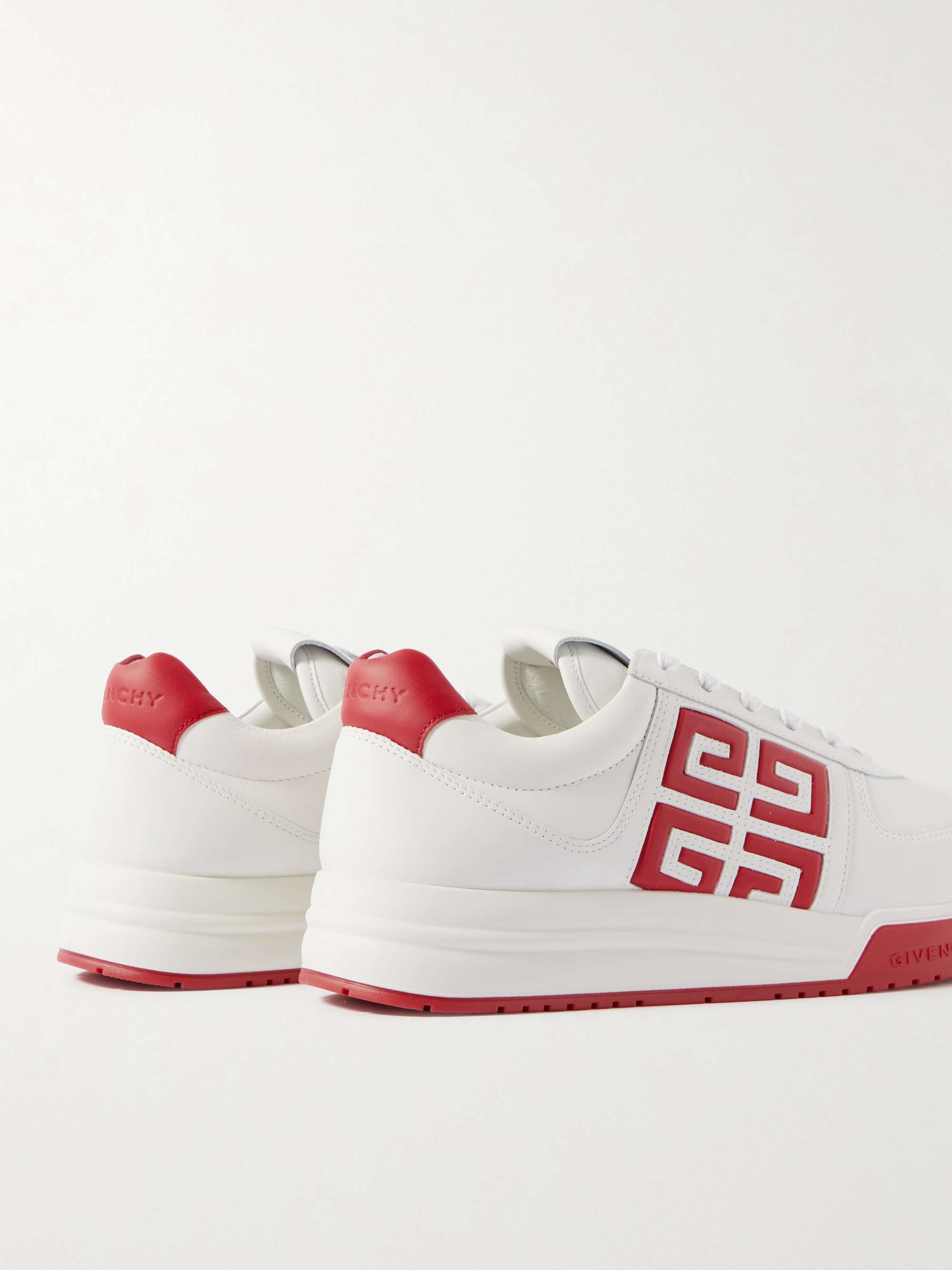 GIVENCHY G4 Logo-Embossed Leather Sneakers