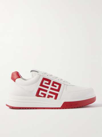 GIVENCHY G4 Logo-Embossed Leather Sneakers