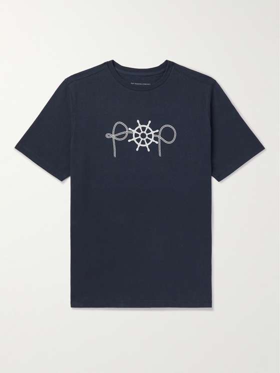 mrporter.com | Captain Logo-Print Cotton-Jersey T-Shirt