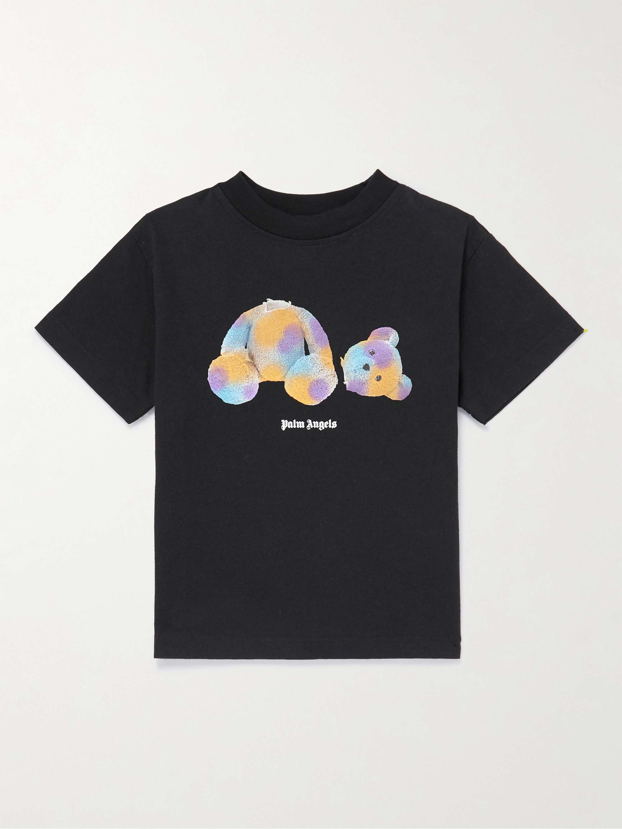 PALM ANGELS KIDS Pop Pa Bear Printed Cotton-Jersey T-Shirt for Men