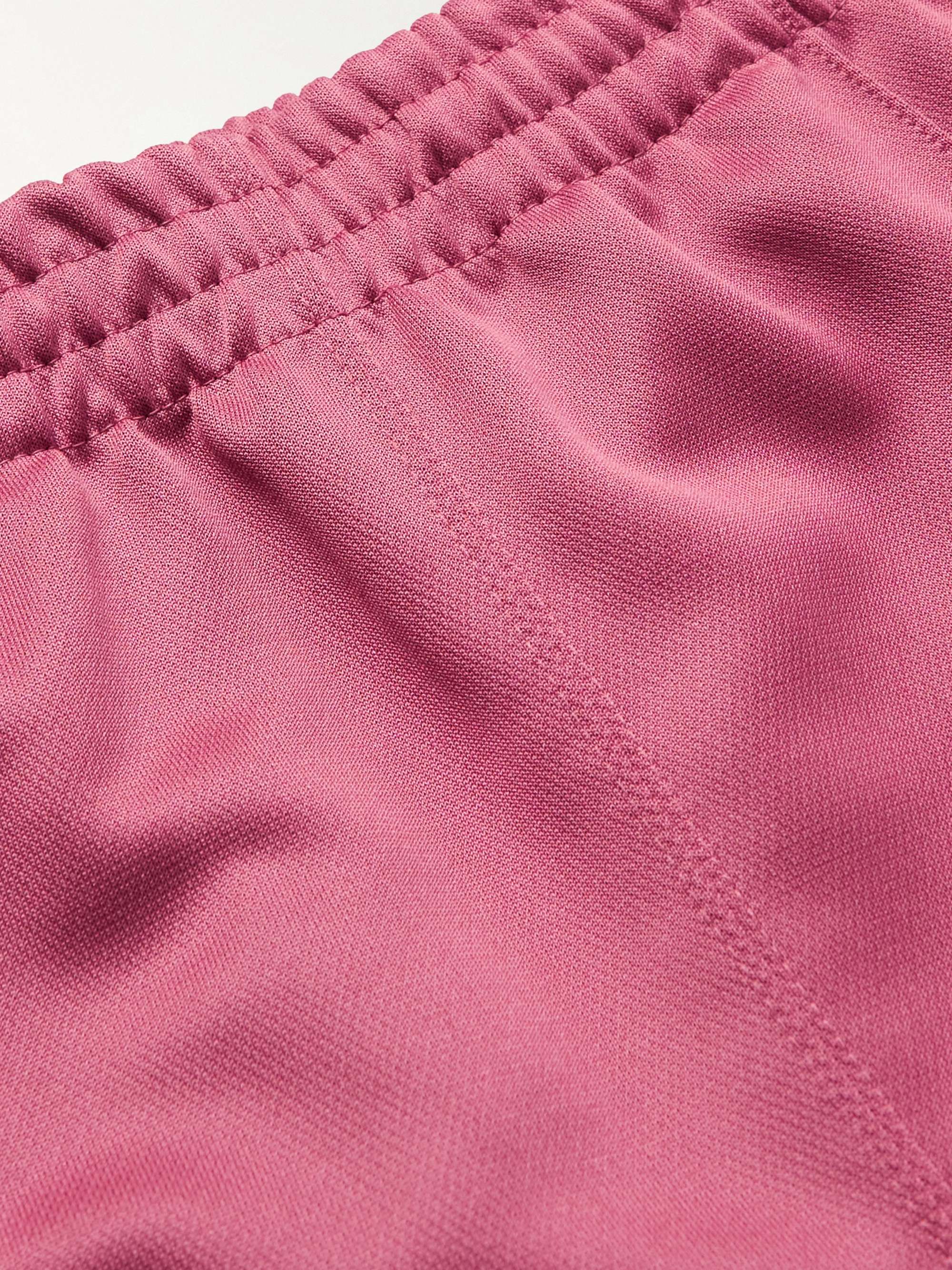 NEEDLES Straight-Leg Webbing-Trimmed Tech-Jersey Track Pants