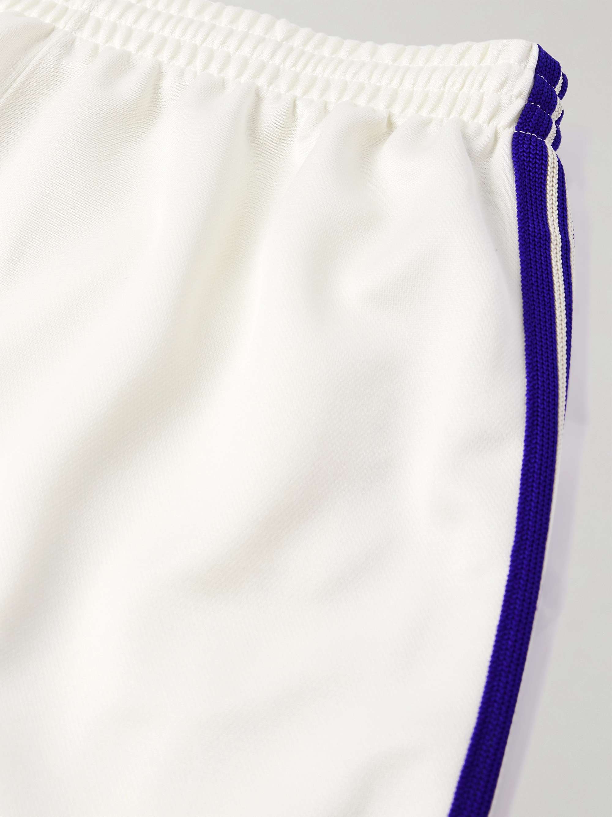 NEEDLES Straight-Leg Webbing-Trimmed Tech-Jersey Track Pants