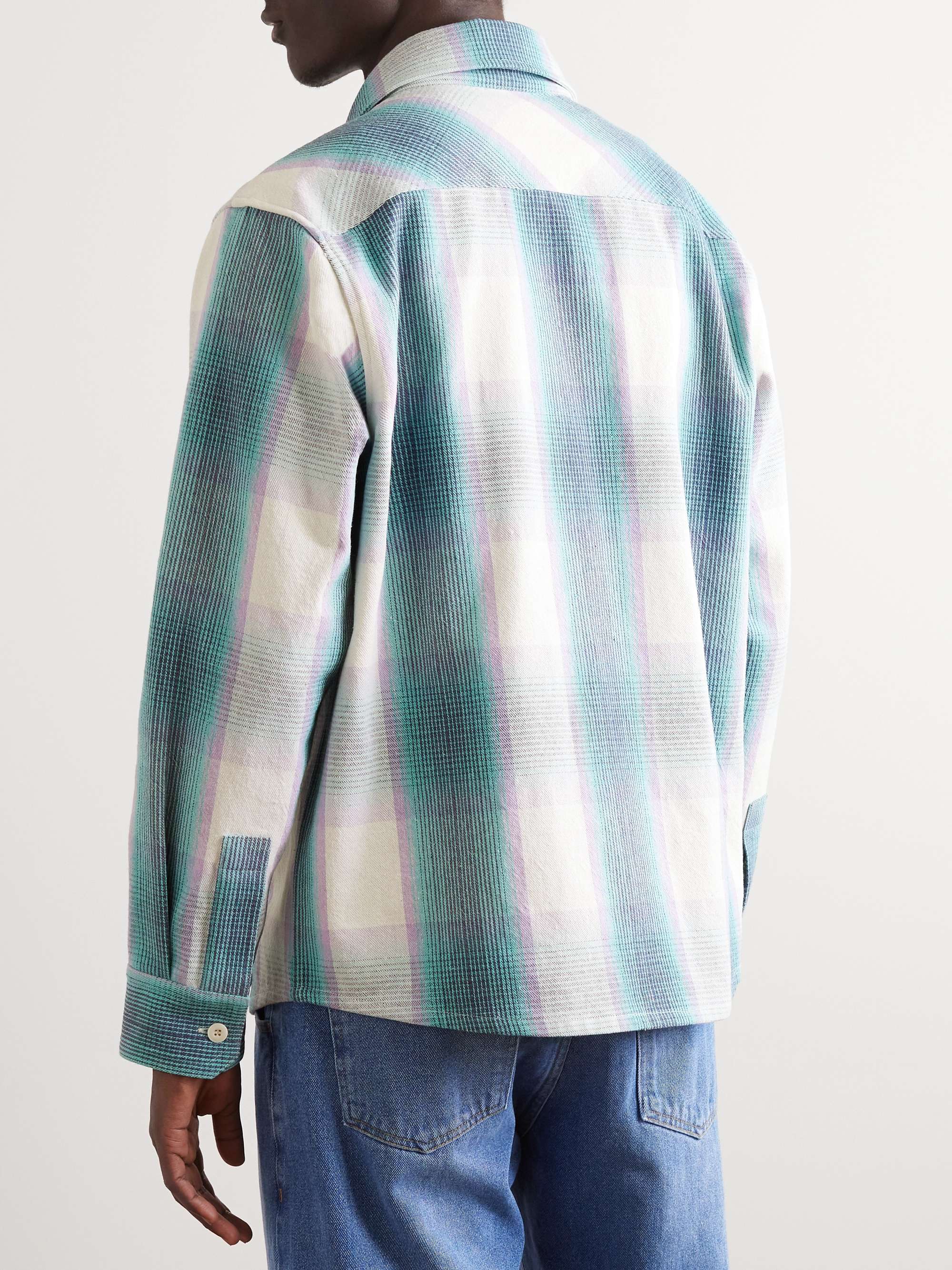 A.P.C. Basile Checked Cotton-Blend Shirt