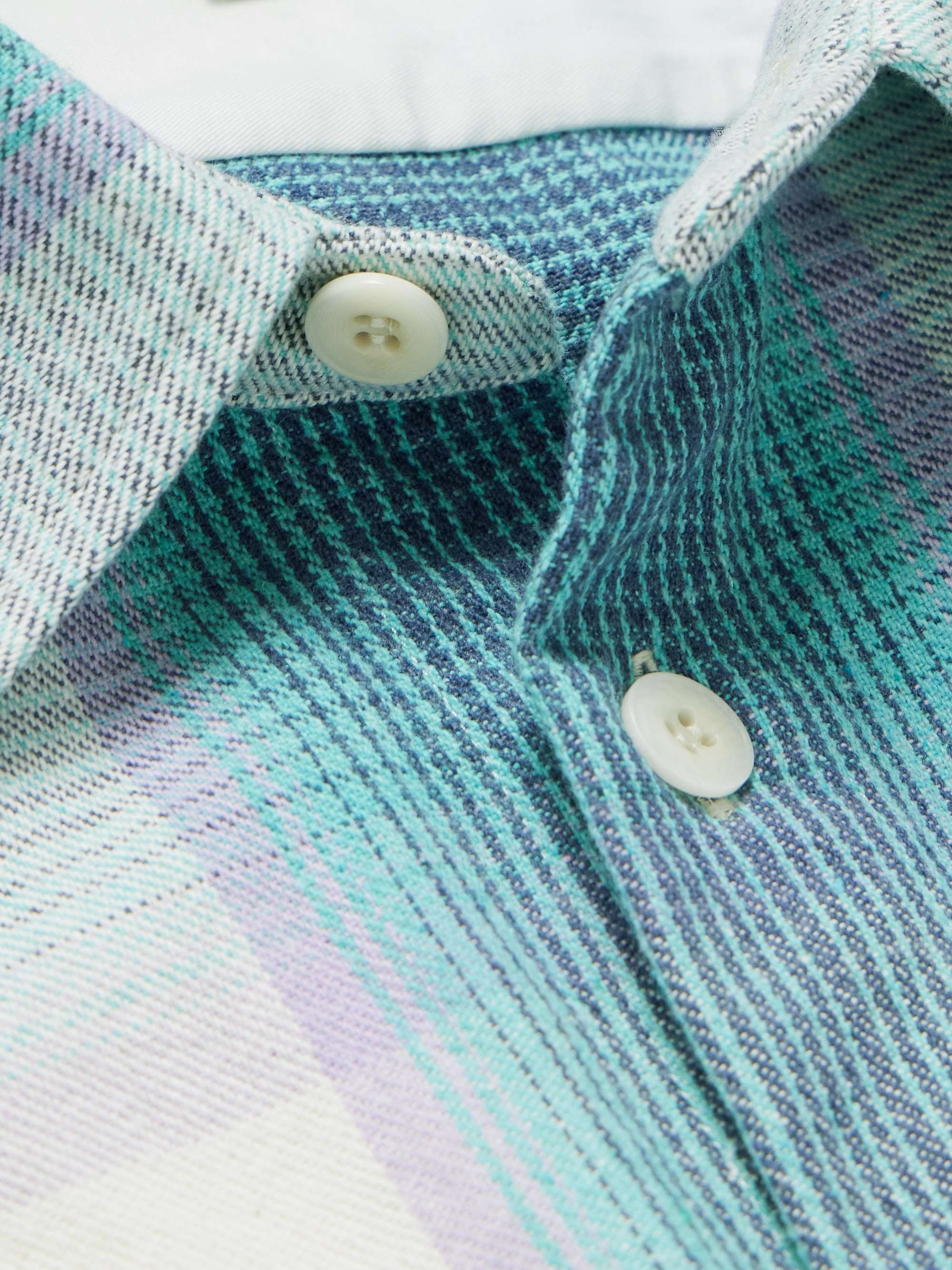 A.P.C. Basile Checked Cotton-Blend Shirt