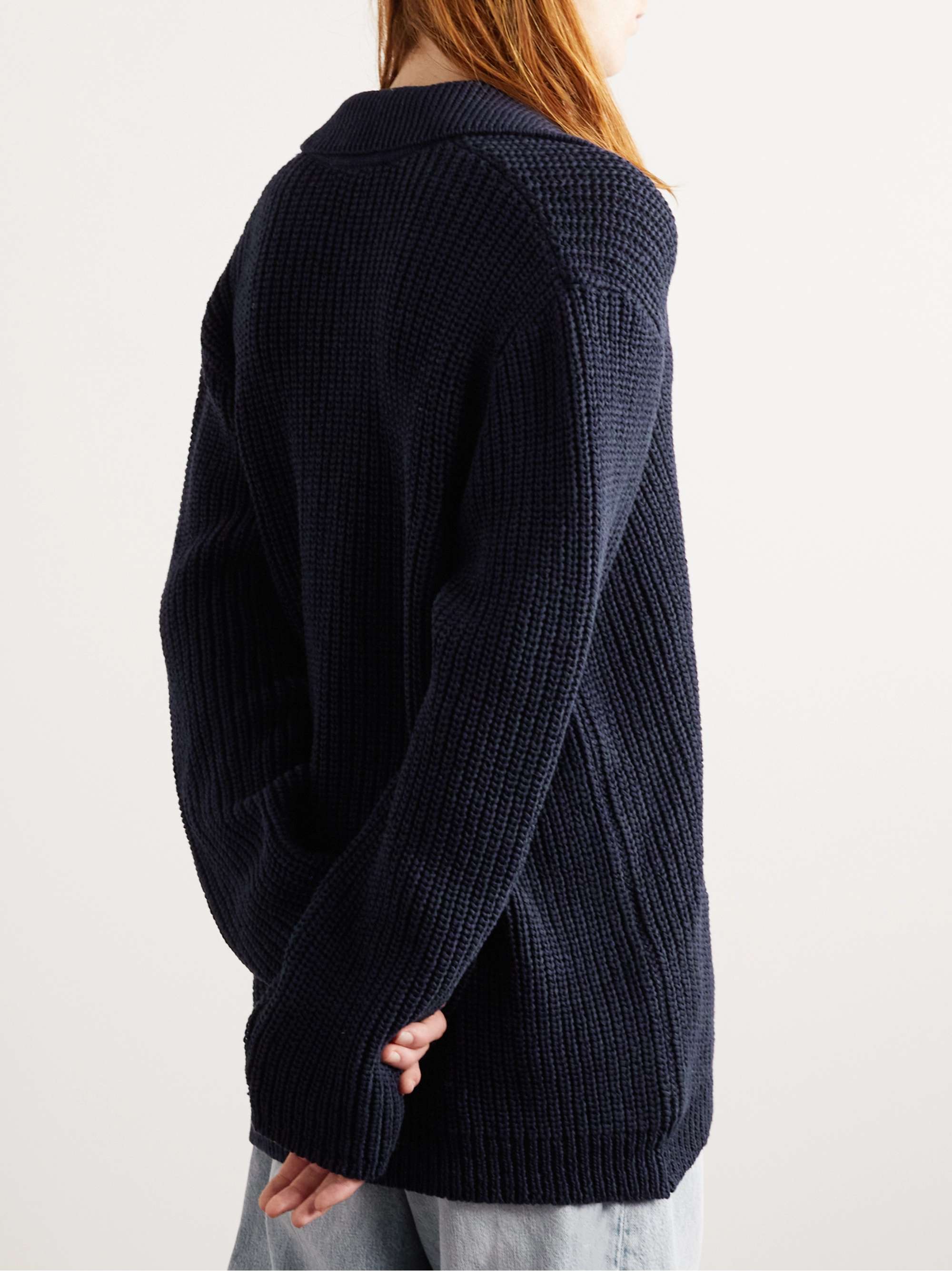 OUR LEGACY Ribbed Cotton Sweater