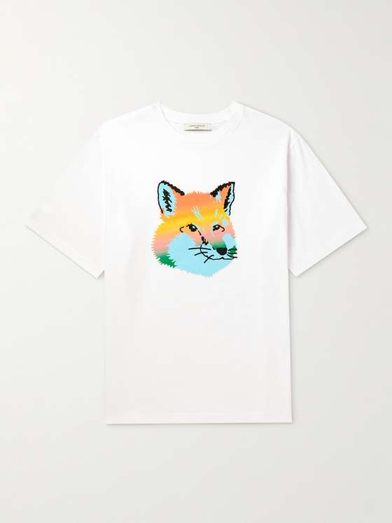 mrporter.com | Embroidered Logo-Print Cotton-Jersey T-Shirt