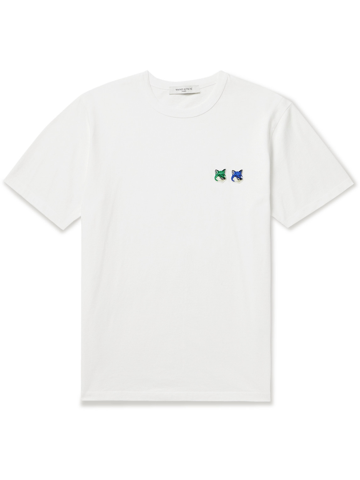 Maison Kitsuné White Cotton T-Shirt