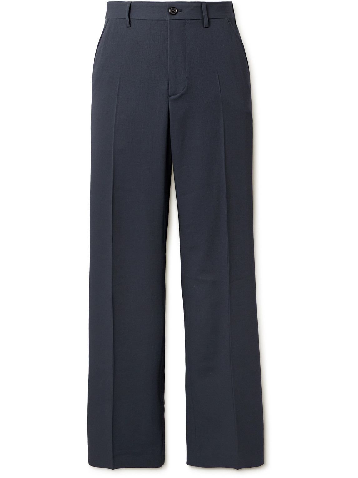 OUR LEGACY SAILOR STRAIGHT-LEG PLEATED VIRGIN WOOL TROUSERS
