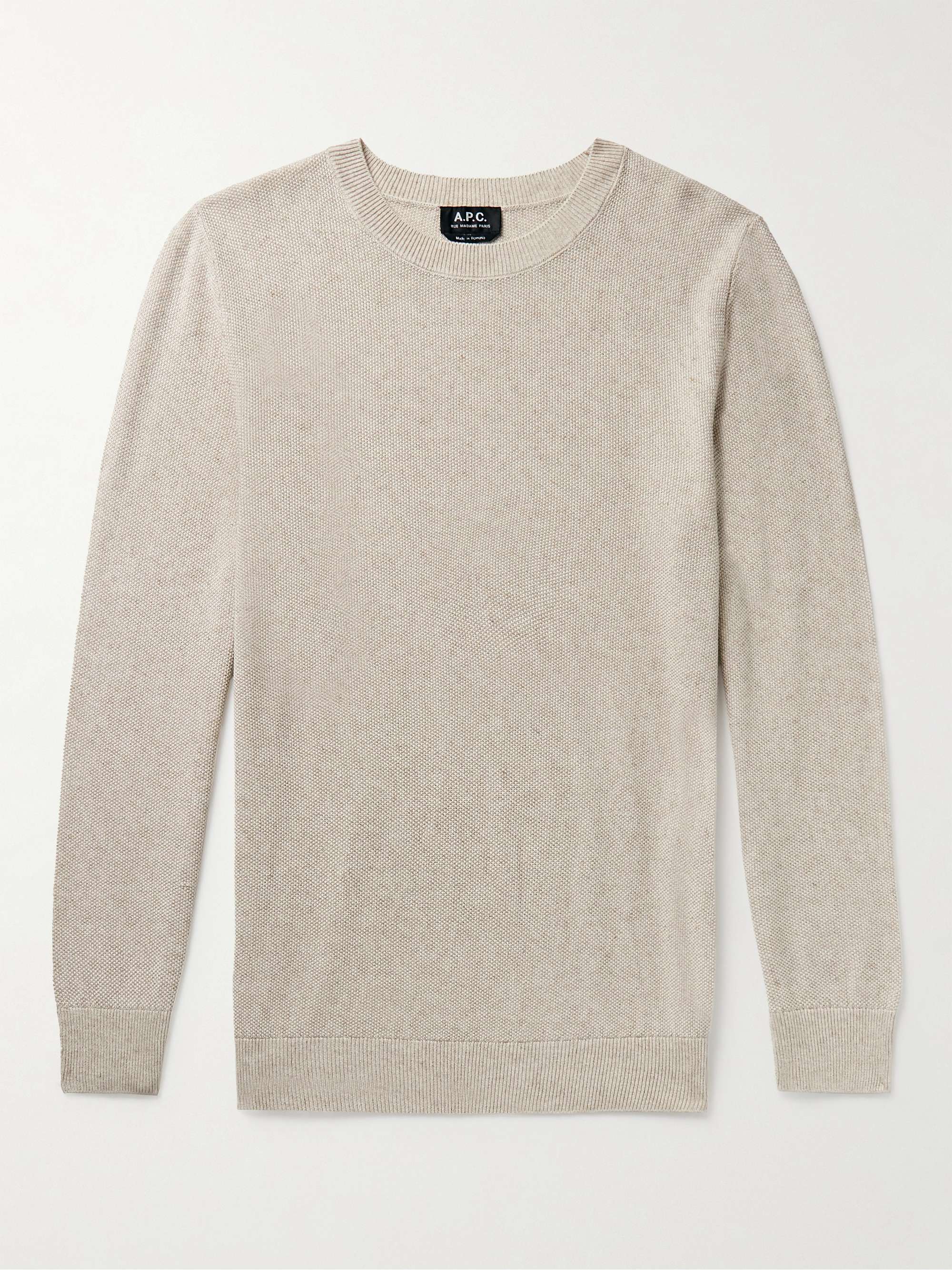 A.P.C. Christian Knitted Sweater for Men | MR PORTER