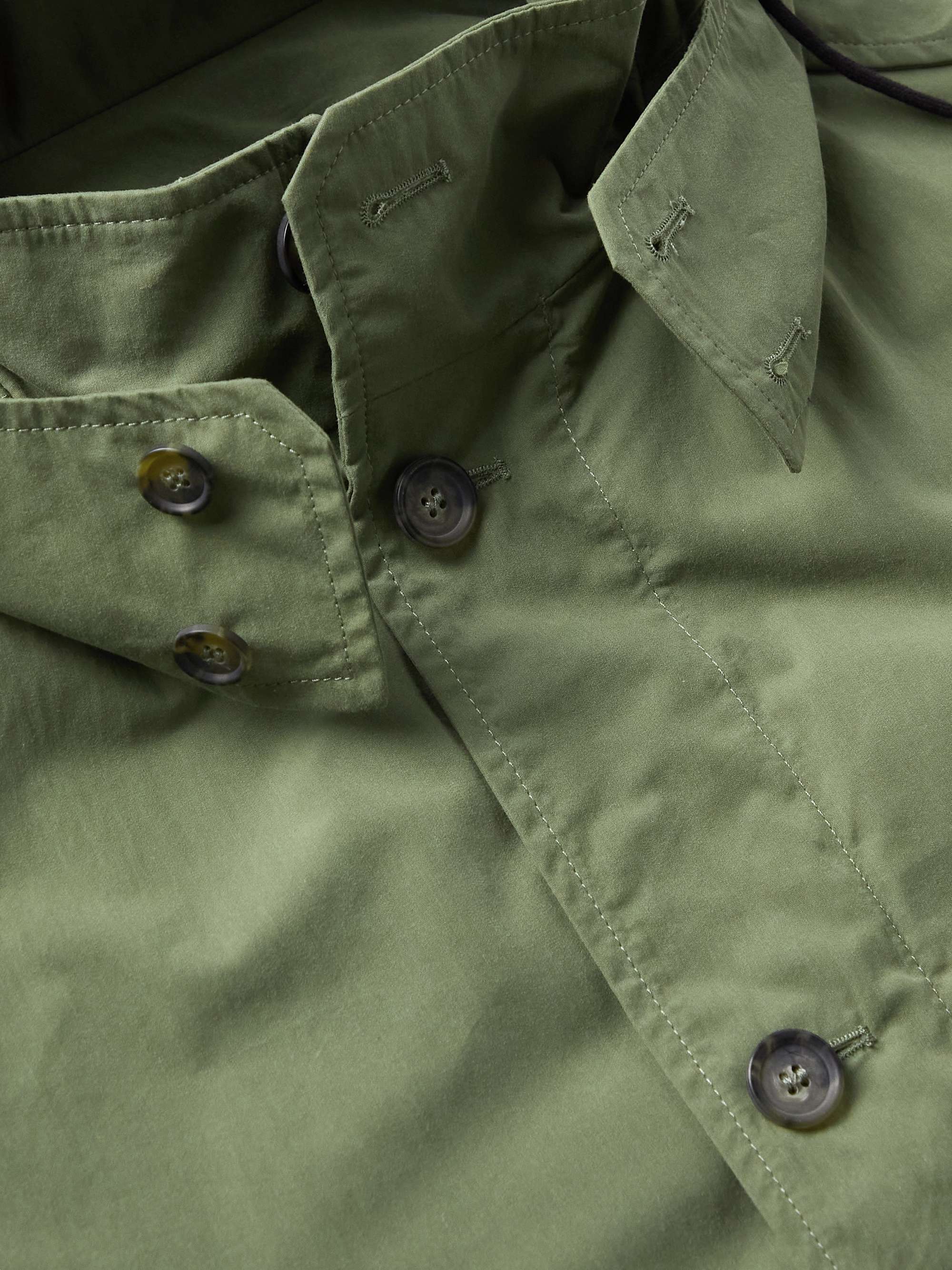 A.P.C. Antonny Cotton-Blend Hooded Parka