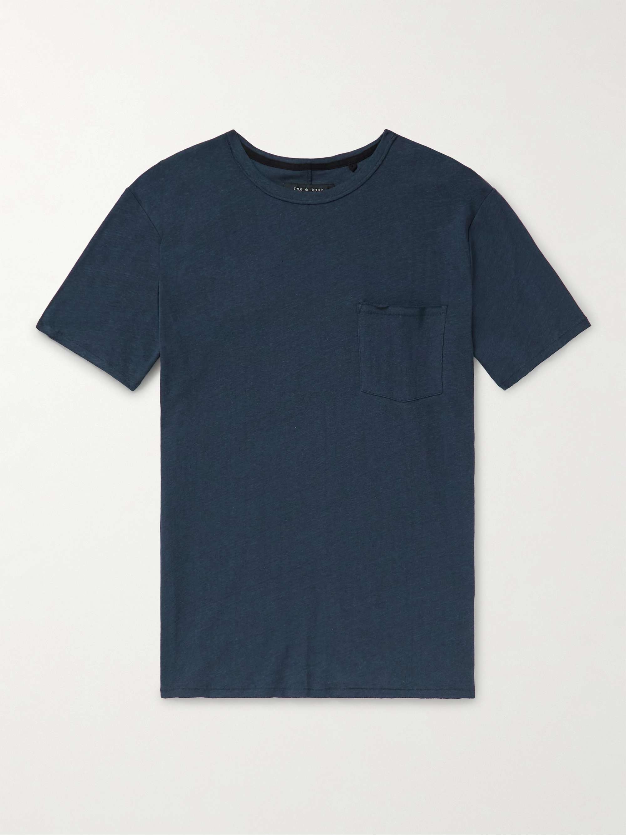 RAG & BONE Miles Linen and Cotton-Blend Jersey T-Shirt for Men | MR PORTER