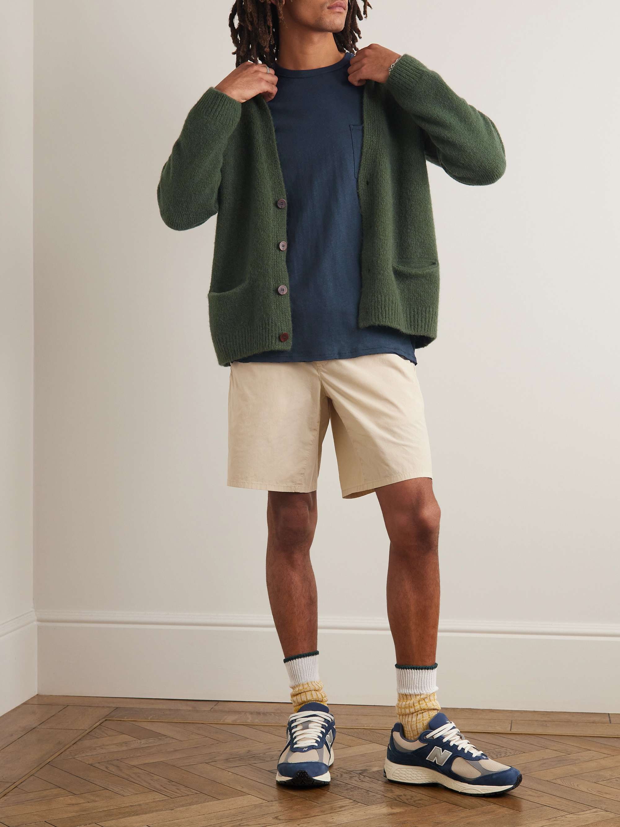 RAG & BONE Miles Linen and Cotton-Blend Jersey T-Shirt