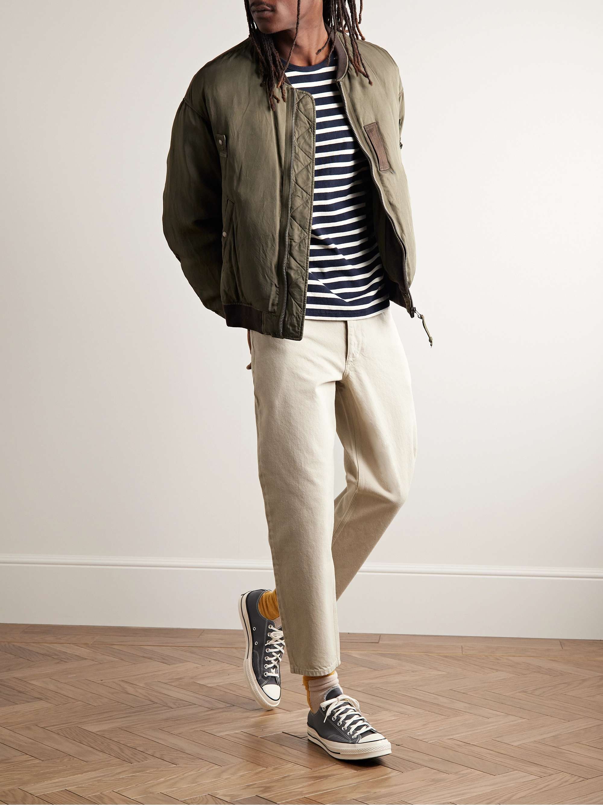 RAG & BONE Beck Tapered Cropped Jeans