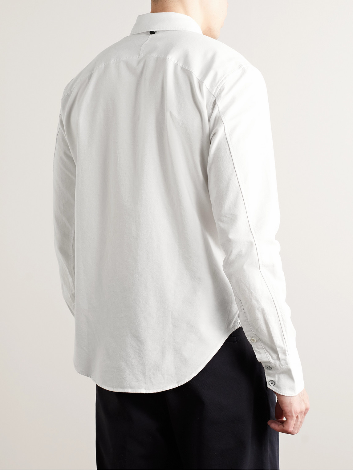 Shop Rag & Bone Cotton Oxford Shirt In White