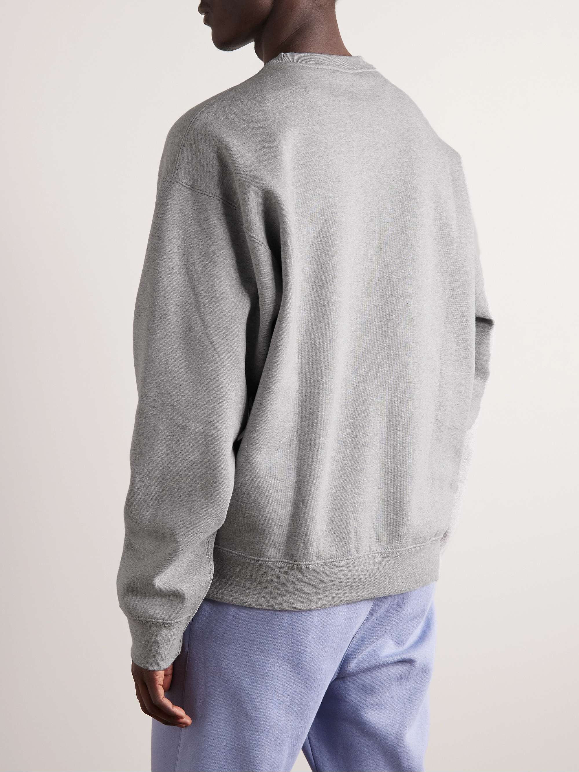 NIKE Solo Swoosh Cotton-Blend Jersey Sweatshirt