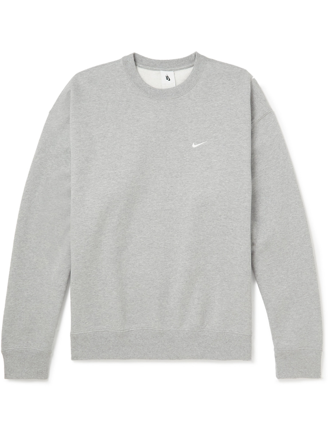Nike Logo embroidered Crew neck Sweatshirt In Phantom white ModeSens