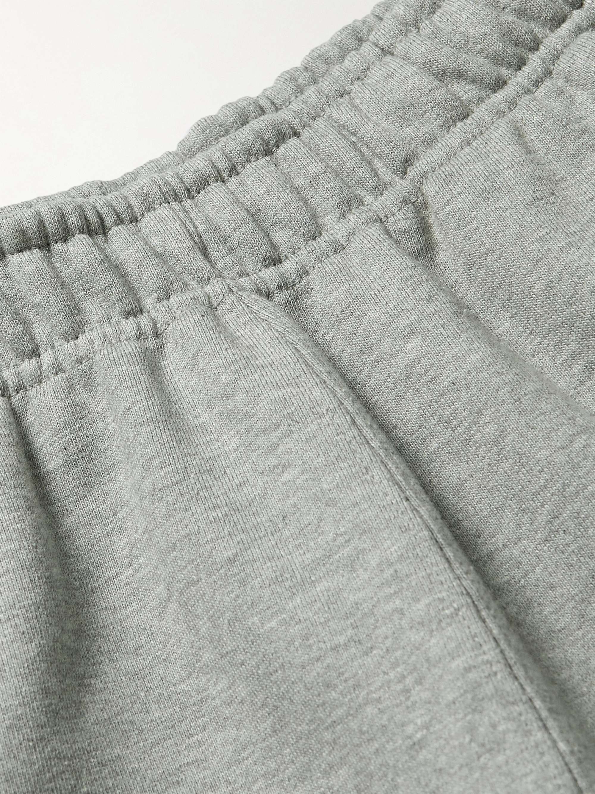 NIKE Tapered Cotton-Blend Jersey Sweatpants