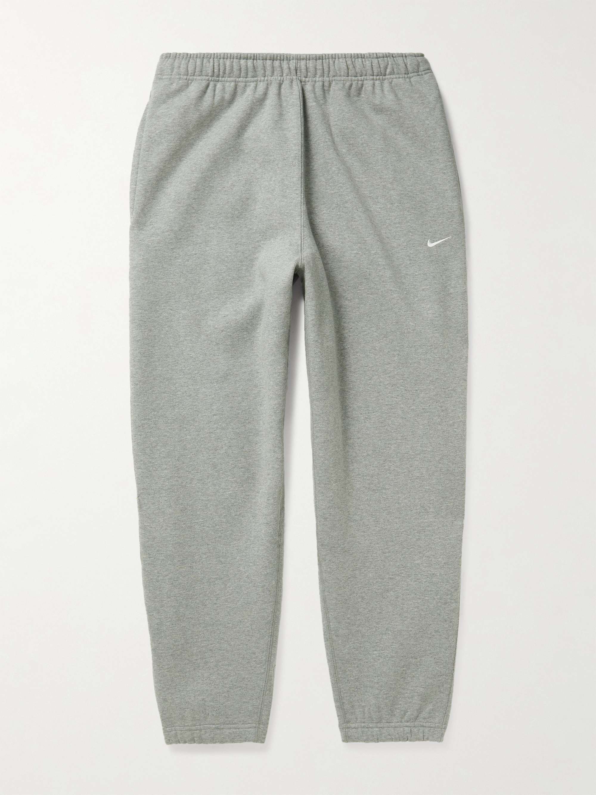 NIKE Tapered Cotton-Blend Jersey Sweatpants for Men | MR PORTER