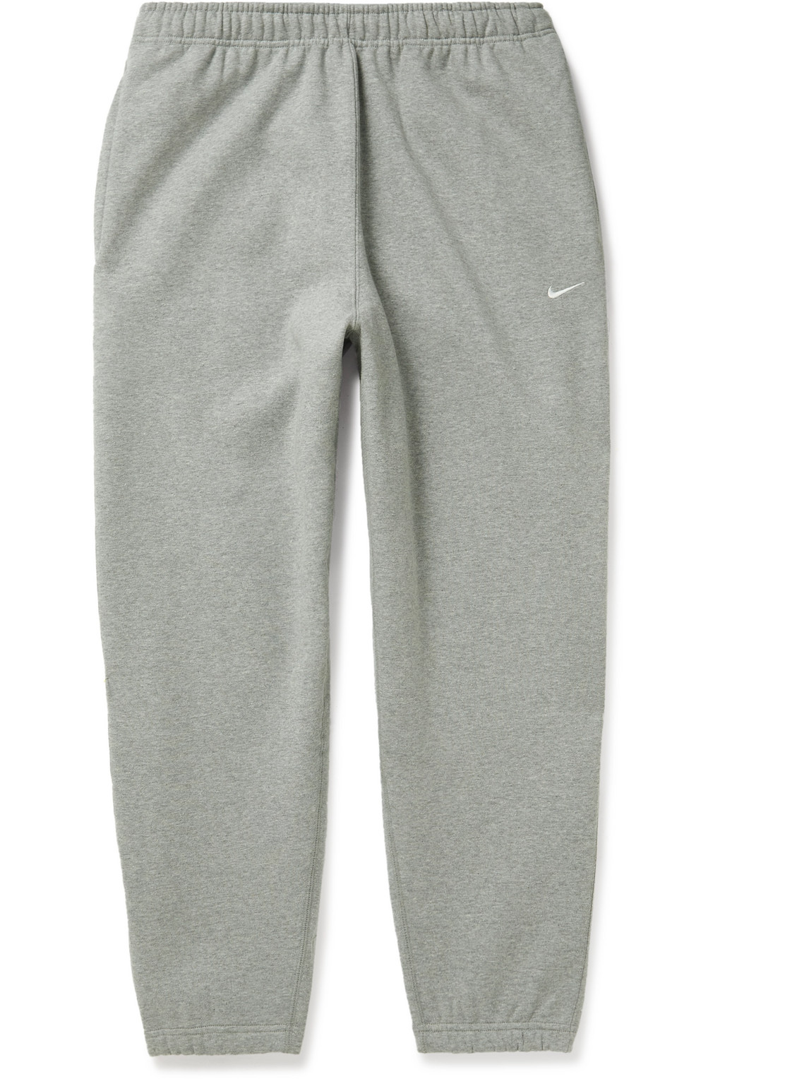 Nike Tapered Cotton blend Jersey Sweatpants In Gray ModeSens