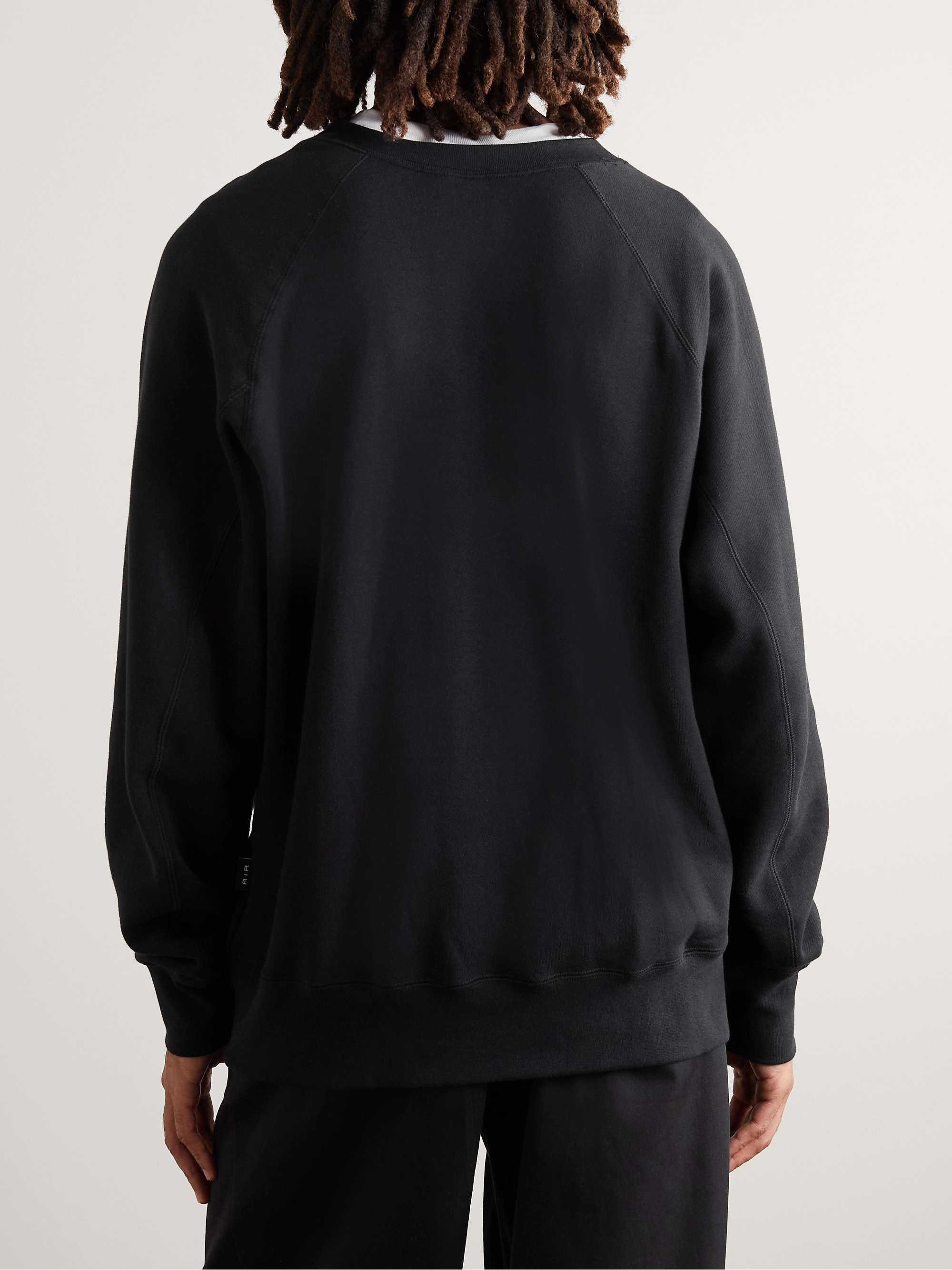 NIKE NSW Air Logo-Embroidered Cotton-Jersey Sweatshirt