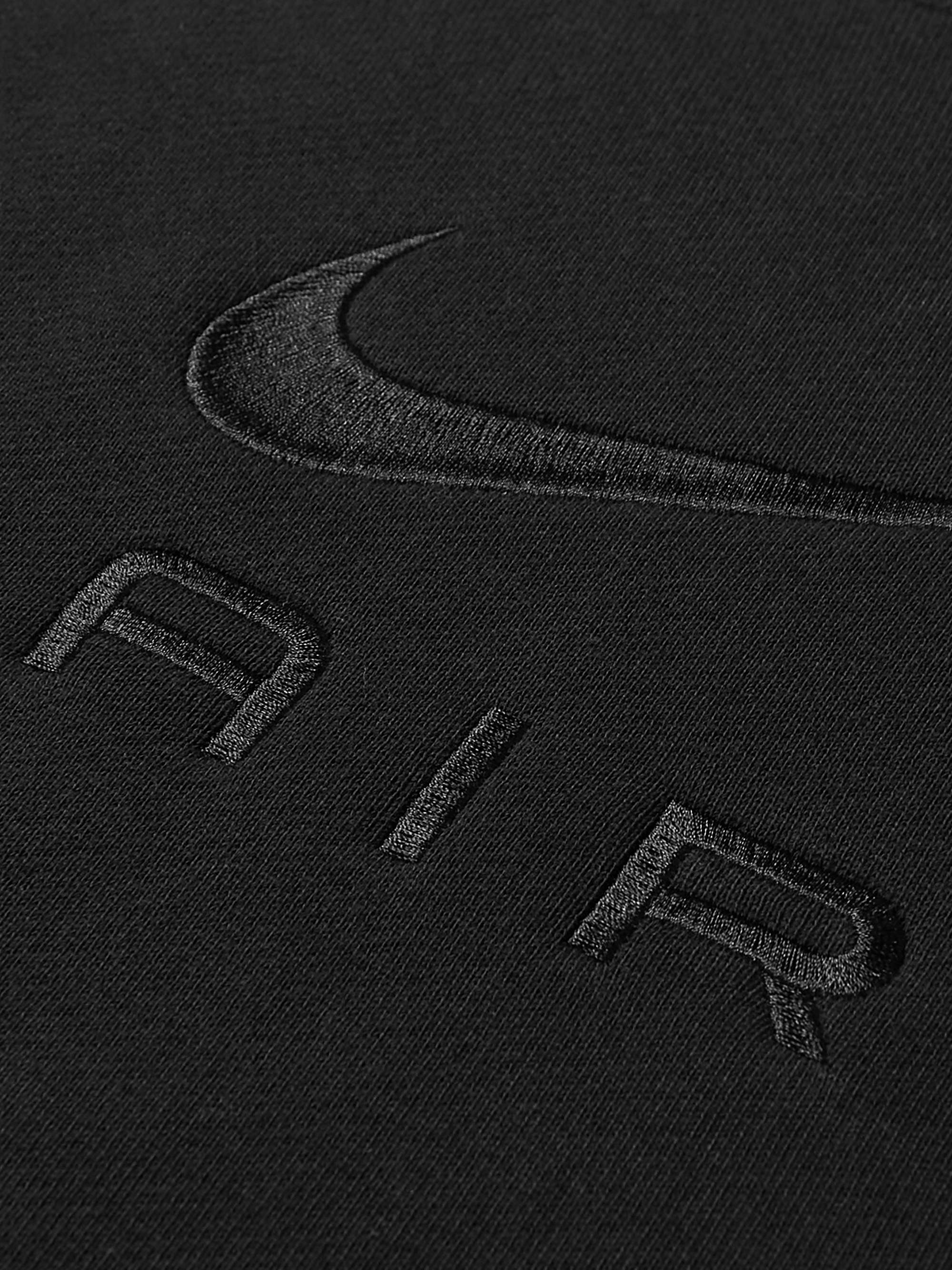NIKE NSW Air Logo-Embroidered Cotton-Jersey Sweatshirt