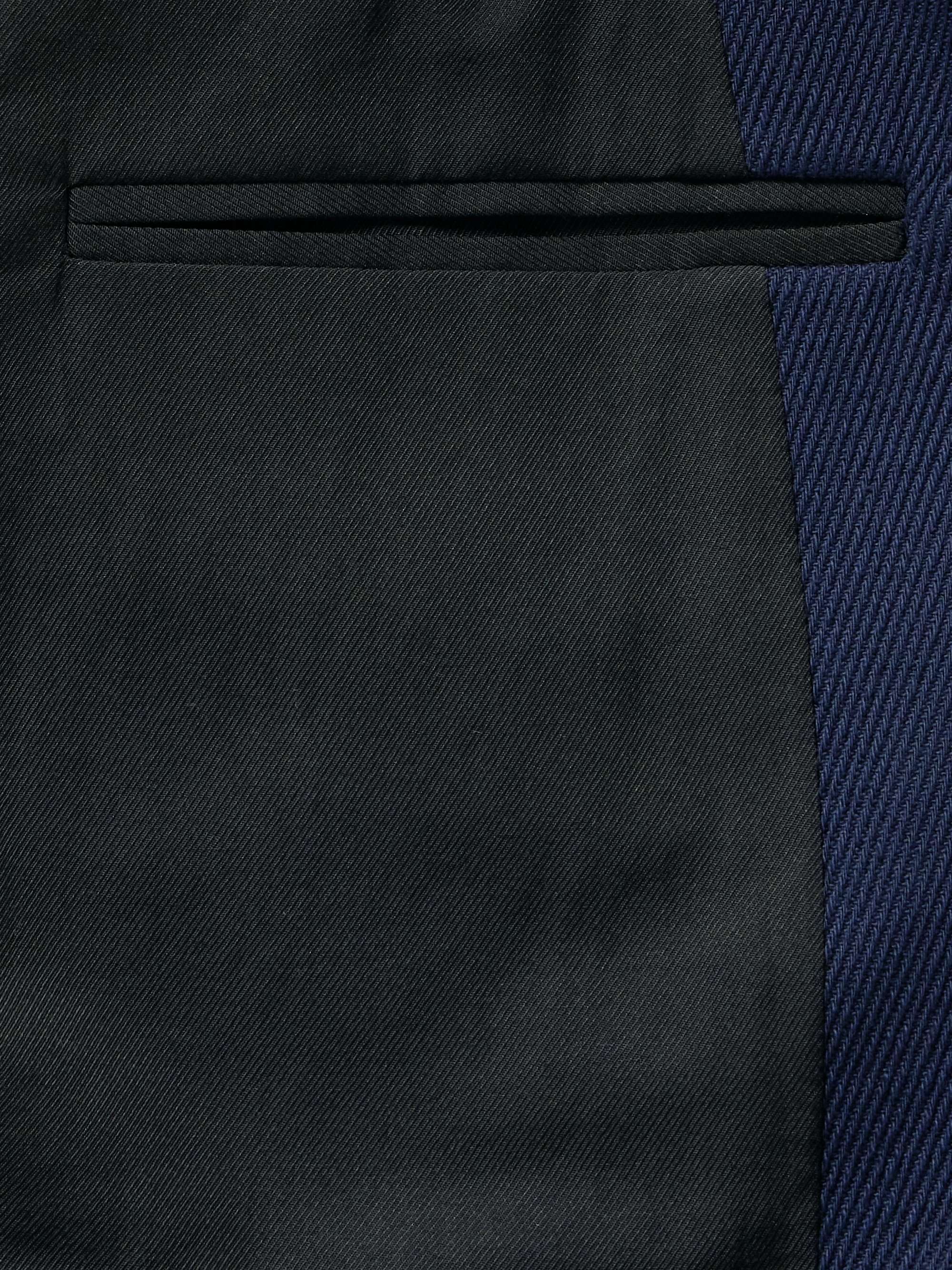 AMI PARIS Double-Breasted Cotton-Twill Suit Jacket