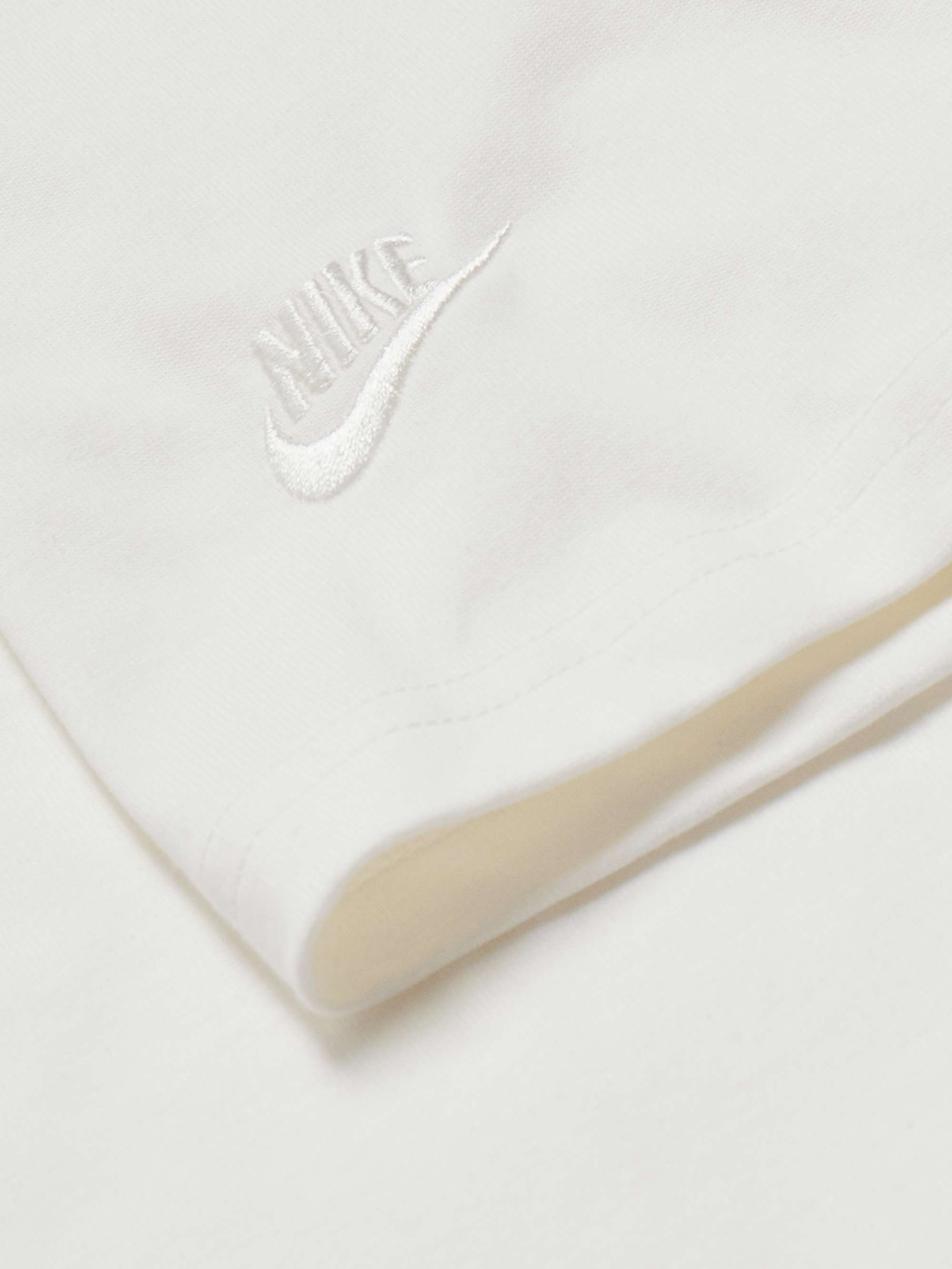 NIKE NSW Logo-Embroidered Cotton-Blend Jersey T-Shirt | MR PORTER