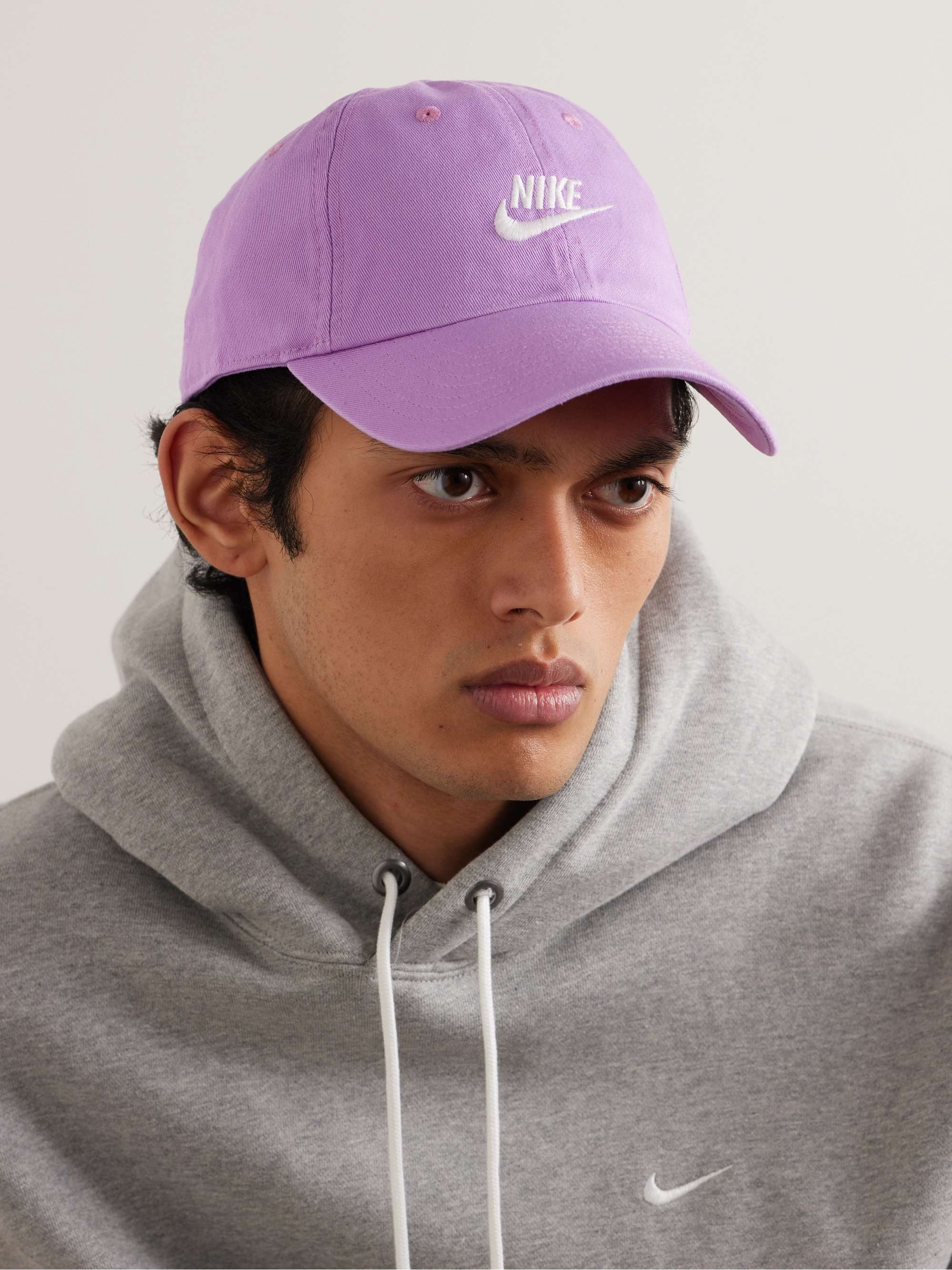 NIKE Sportswear Heritage86 Futura Logo-Embroidered Twill Baseball Cap