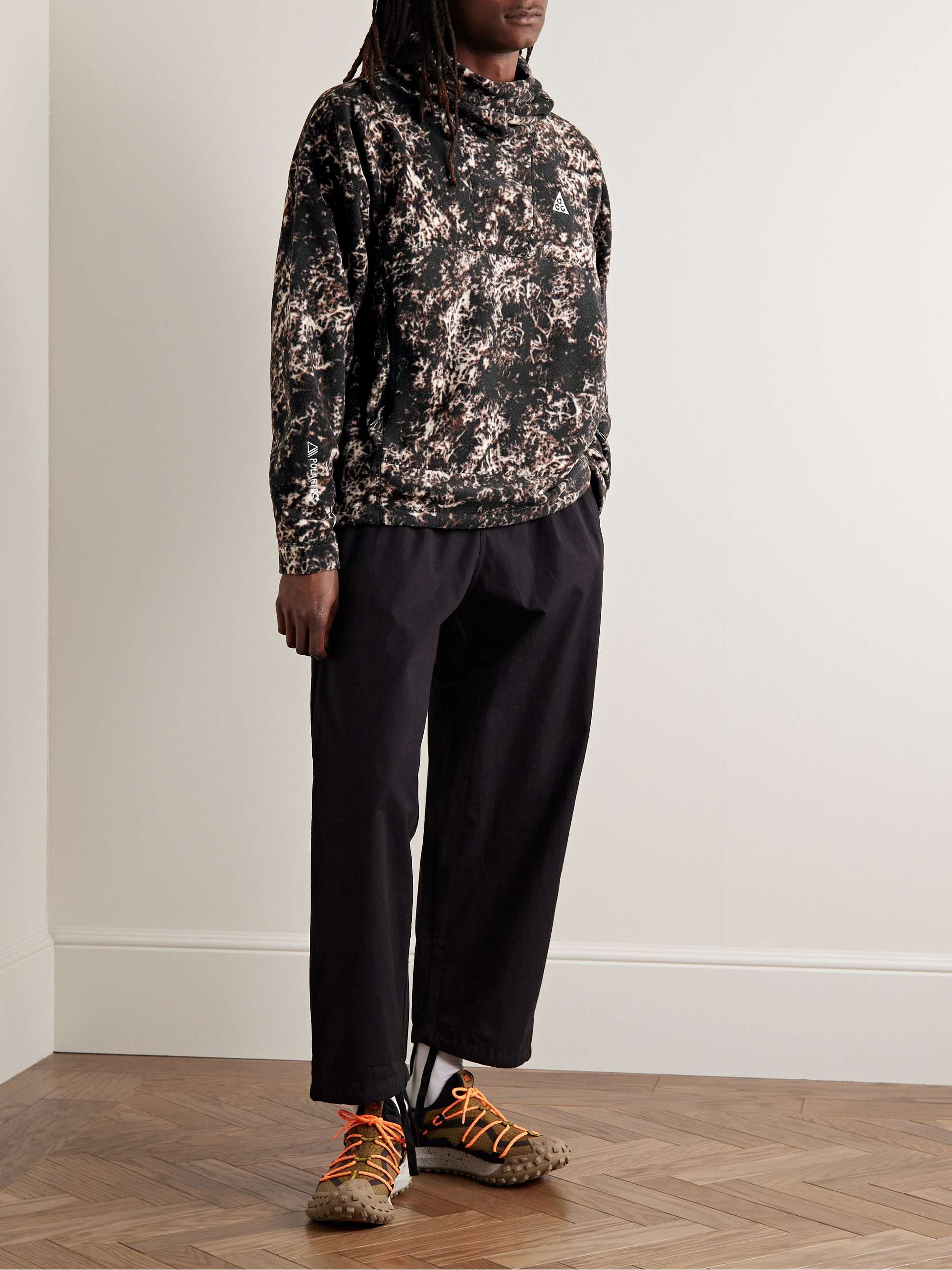 NIKE ACG Wolf Tree TieDyed Polartec® Fleece Hoodie for Men MR PORTER