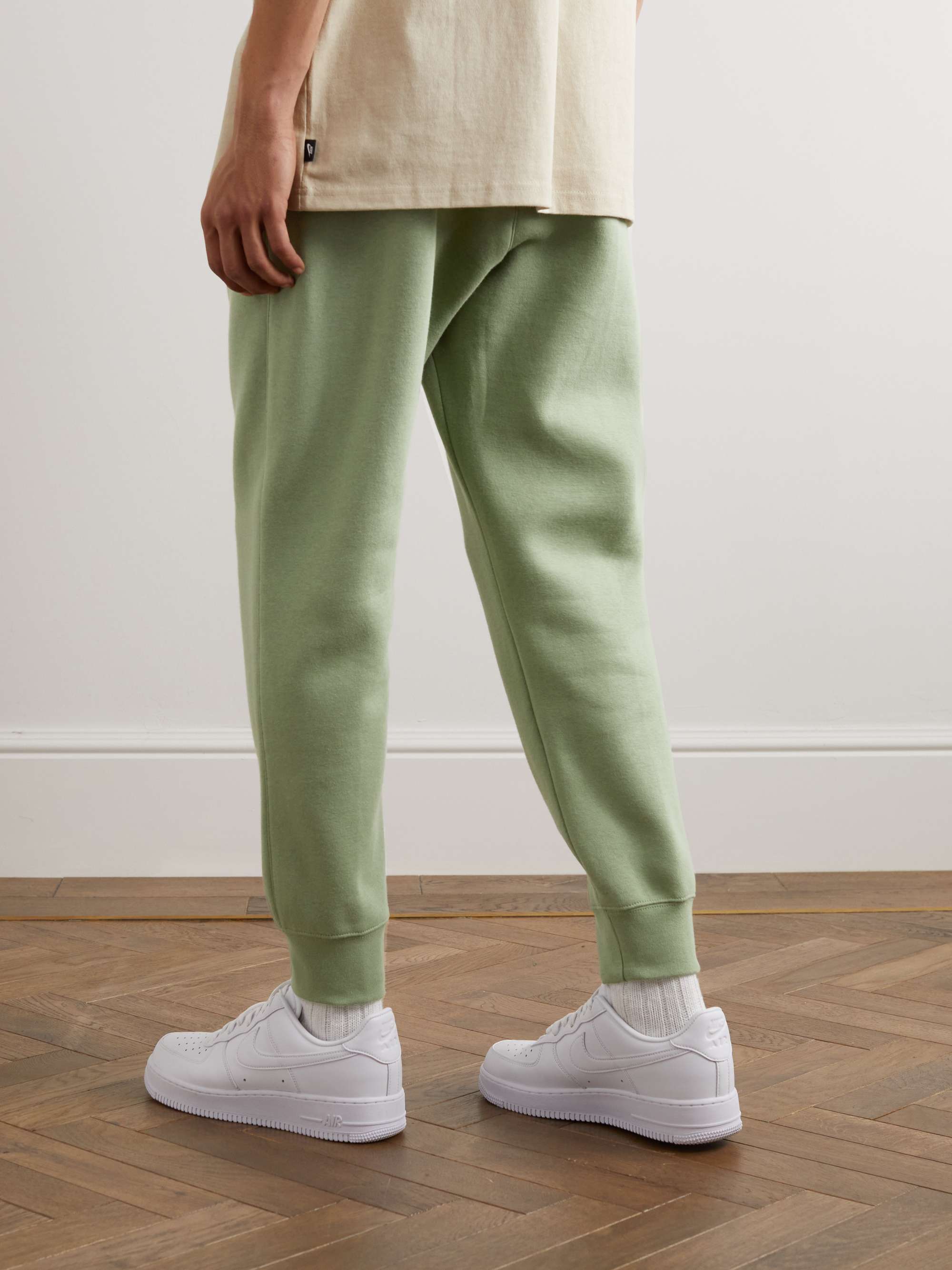 NIKE Sportswear Tapered Cotton-Blend Jersey Sweatpants for Men | MR PORTER