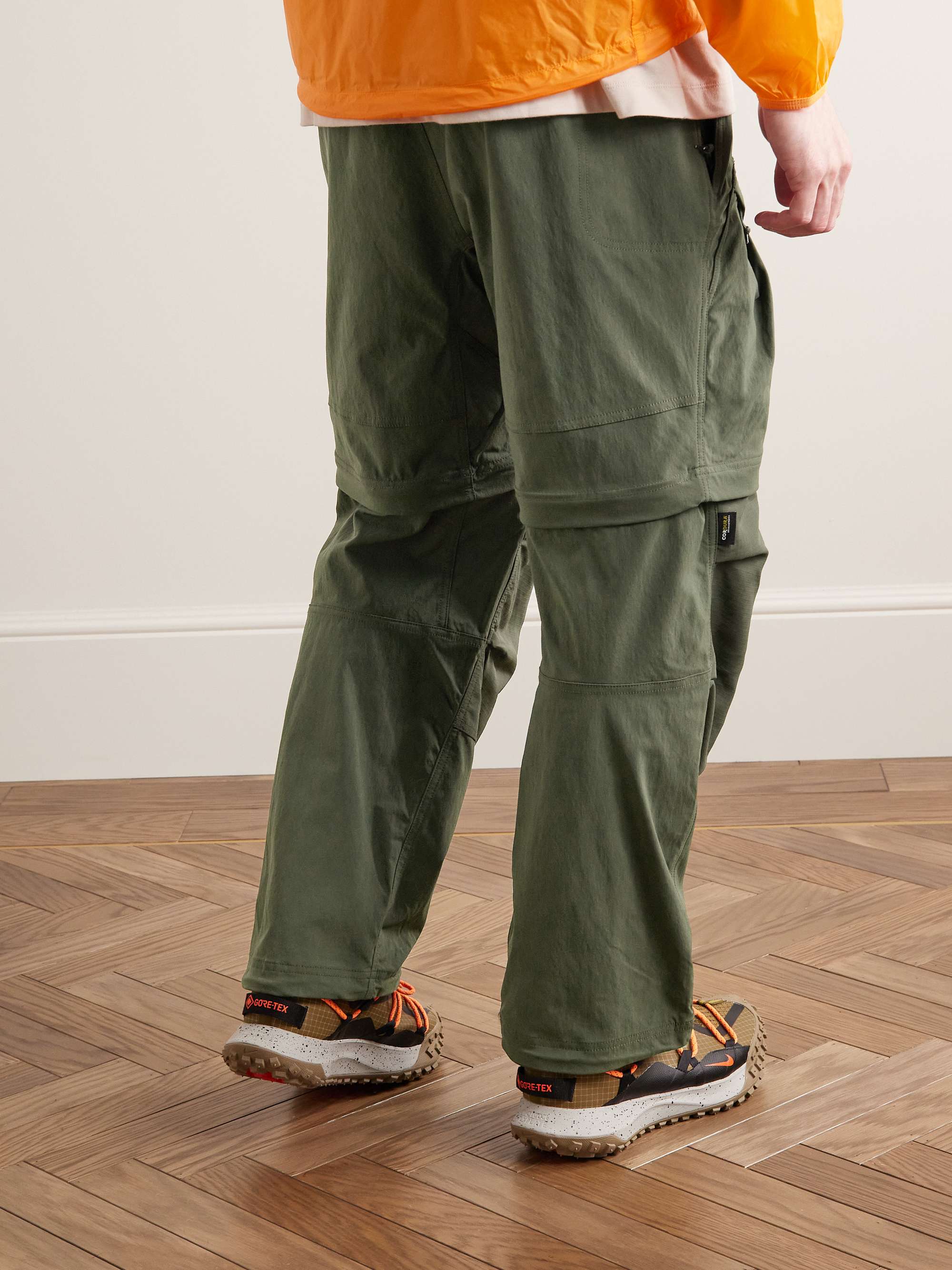NIKE ACG Smith Summit Straight-Leg Convertible Stretch CORDURA® Nylon-Ripstop Cargo Trousers