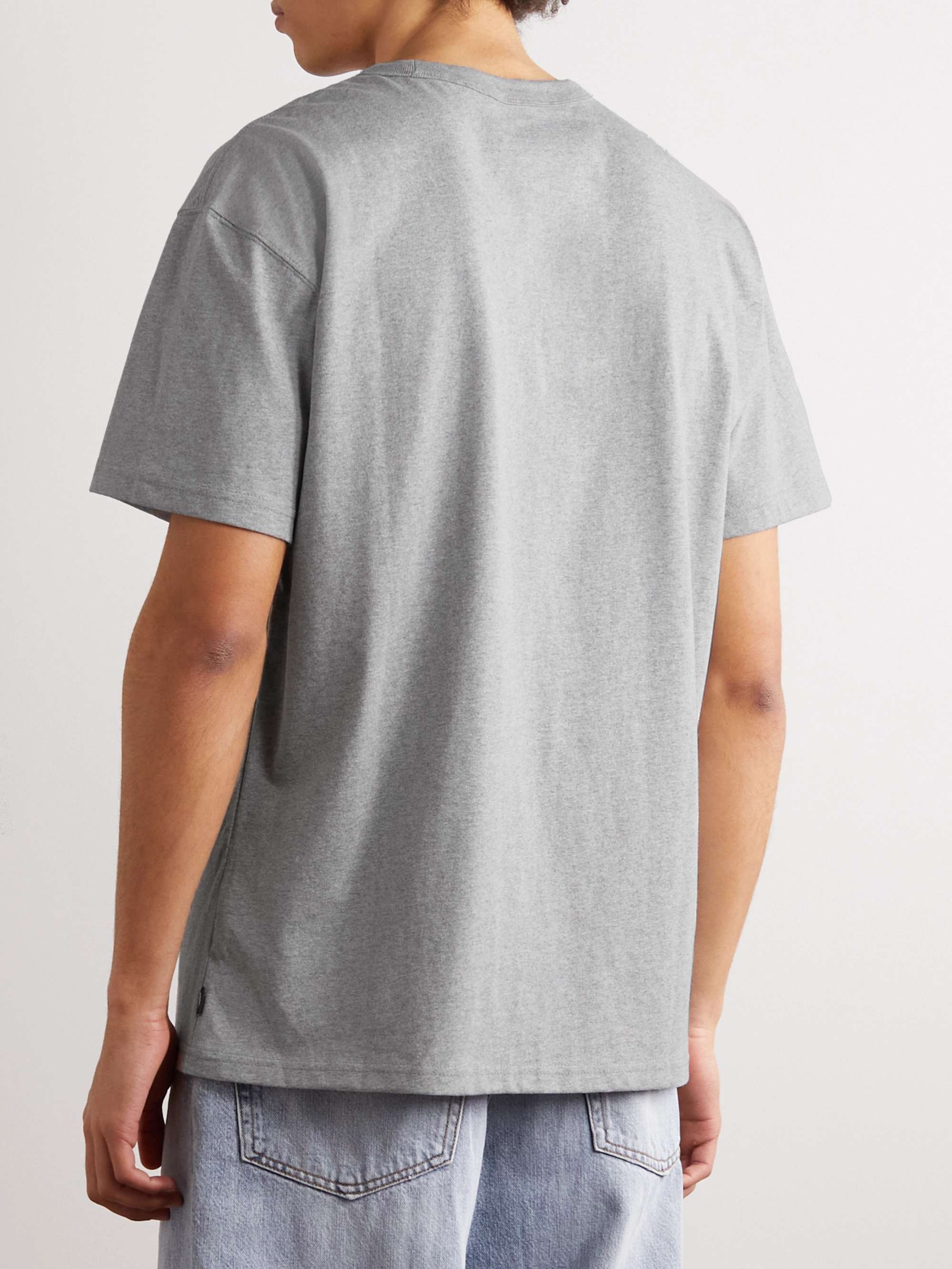NIKE Premium Essentials Logo-Embroidered Cotton-Jersey T-Shirt