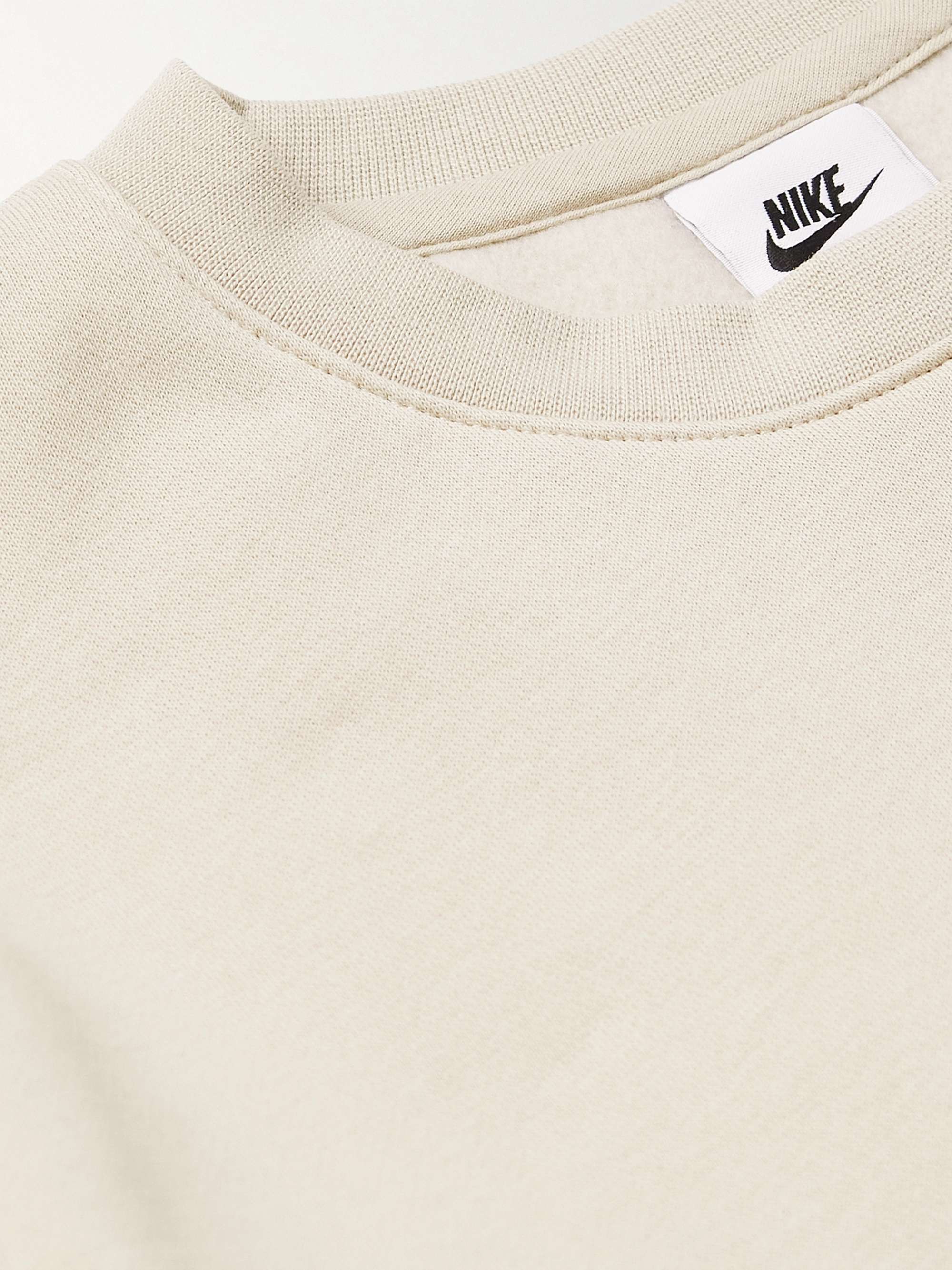 NIKE Sportswear Club Logo-Embroidered Cotton-Blend Jersey Sweatshirt