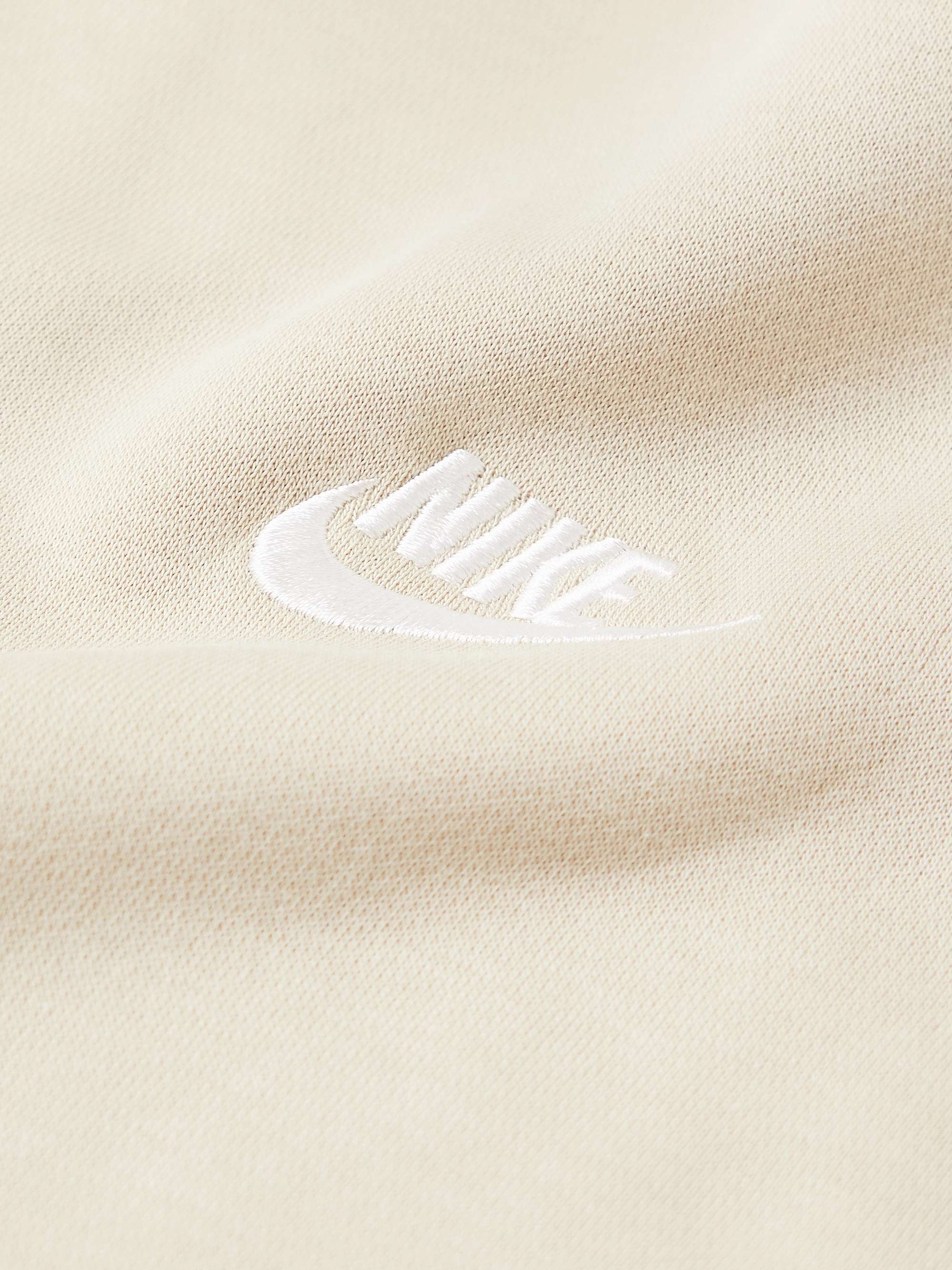NIKE Sportswear Club Logo-Embroidered Cotton-Blend Jersey Sweatshirt