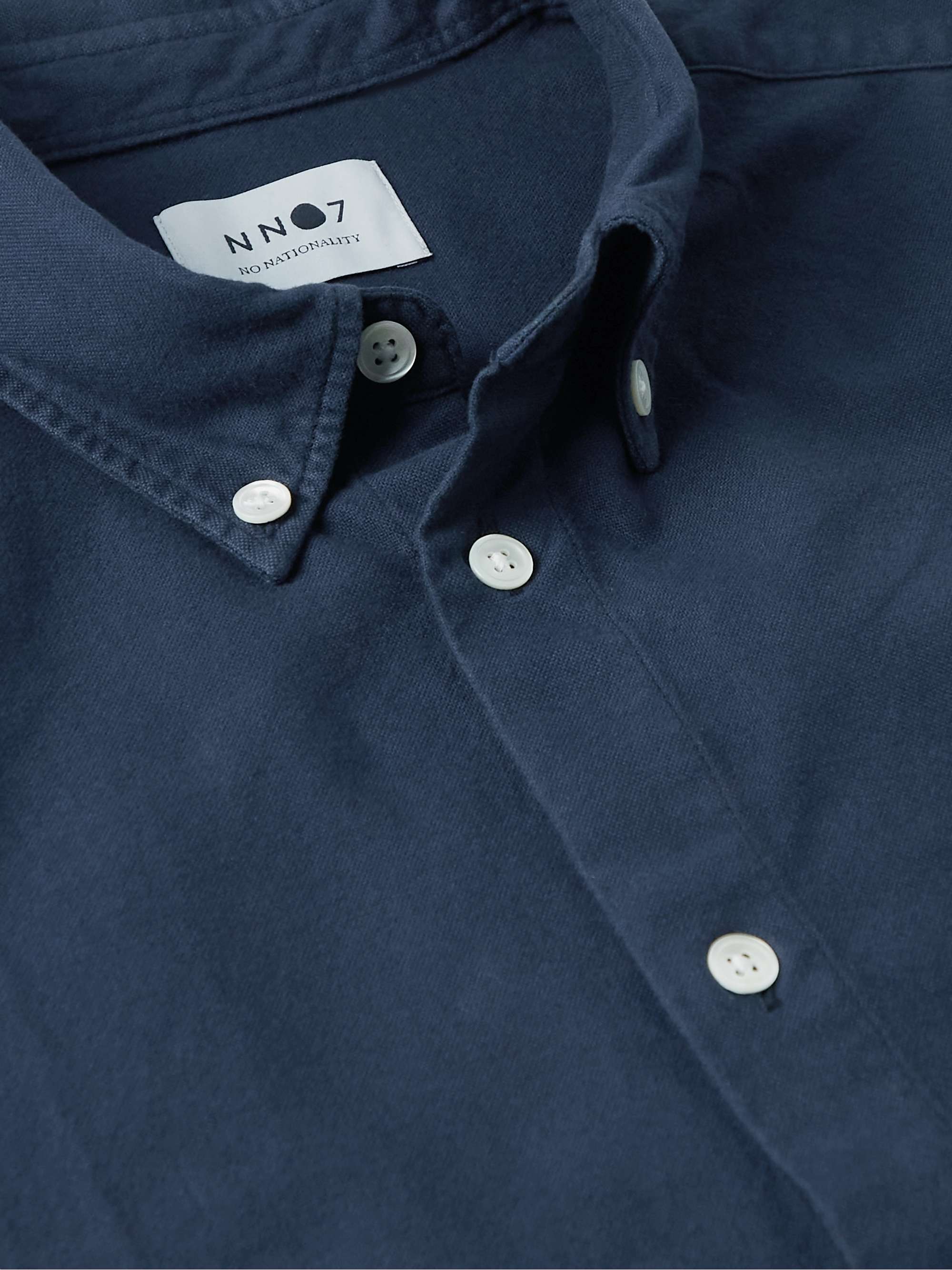 NN07 Arne Button-Down Collar Cotton Shirt