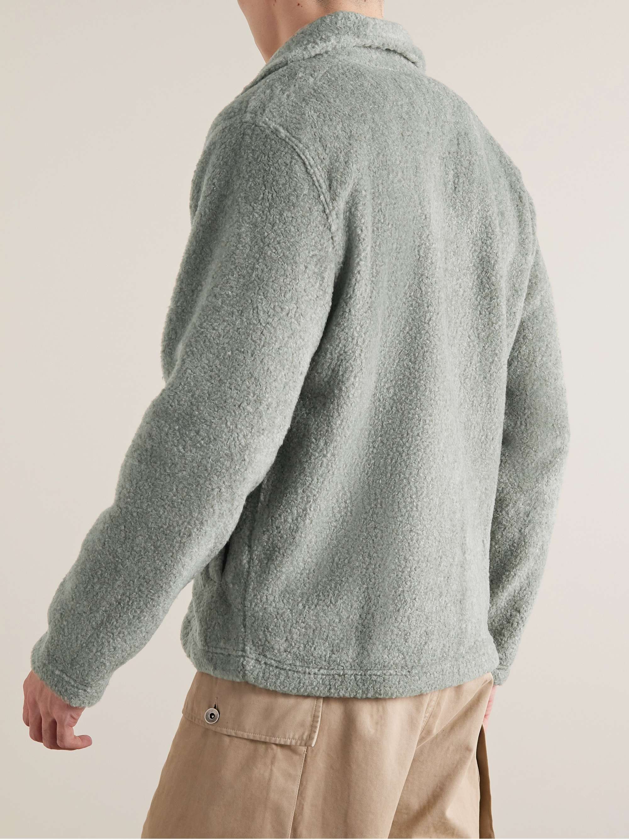 NN07 Nil Logo-Appliquéd Fleece Jacket