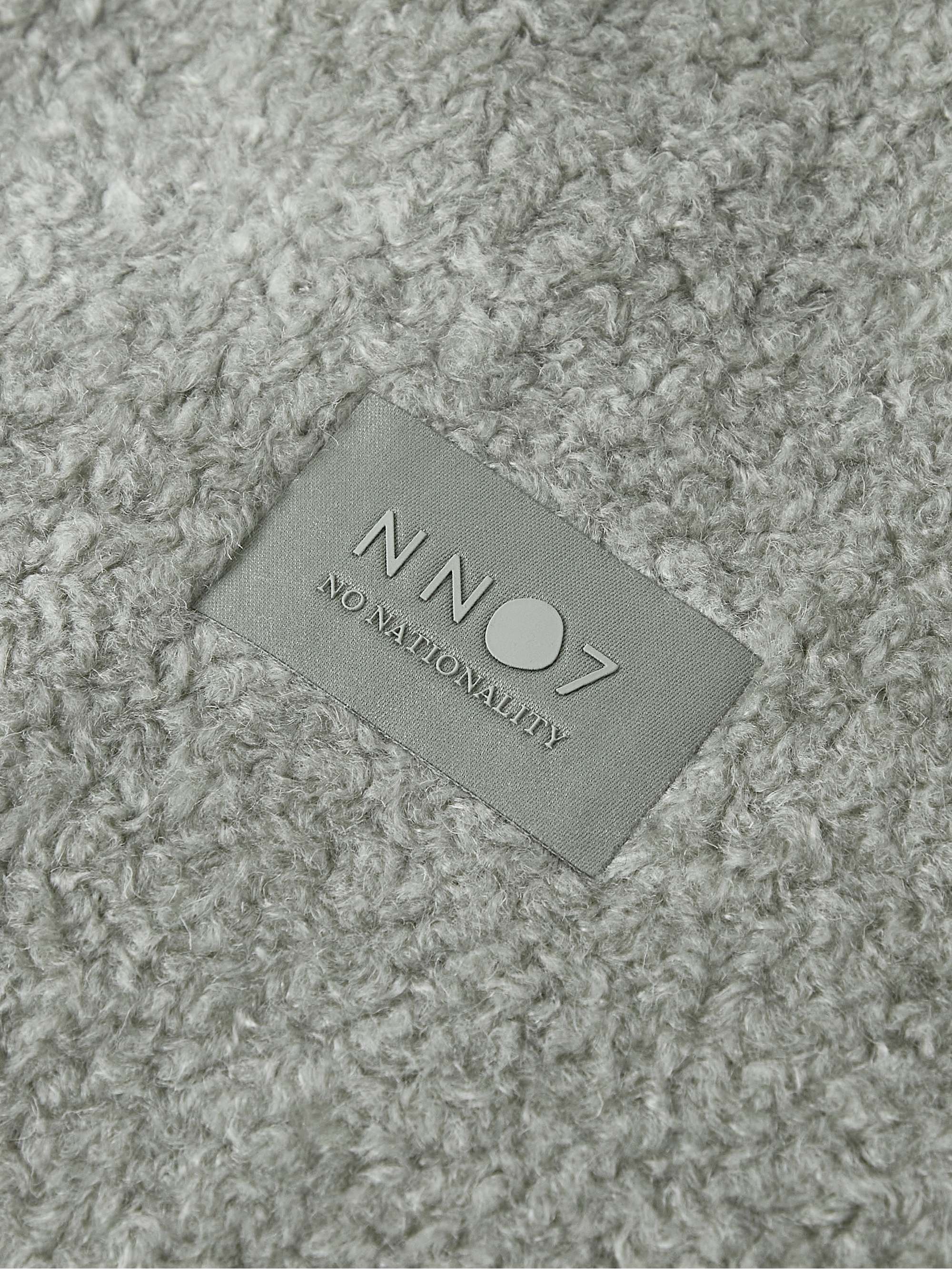 NN07 Nil Logo-Appliquéd Fleece Jacket