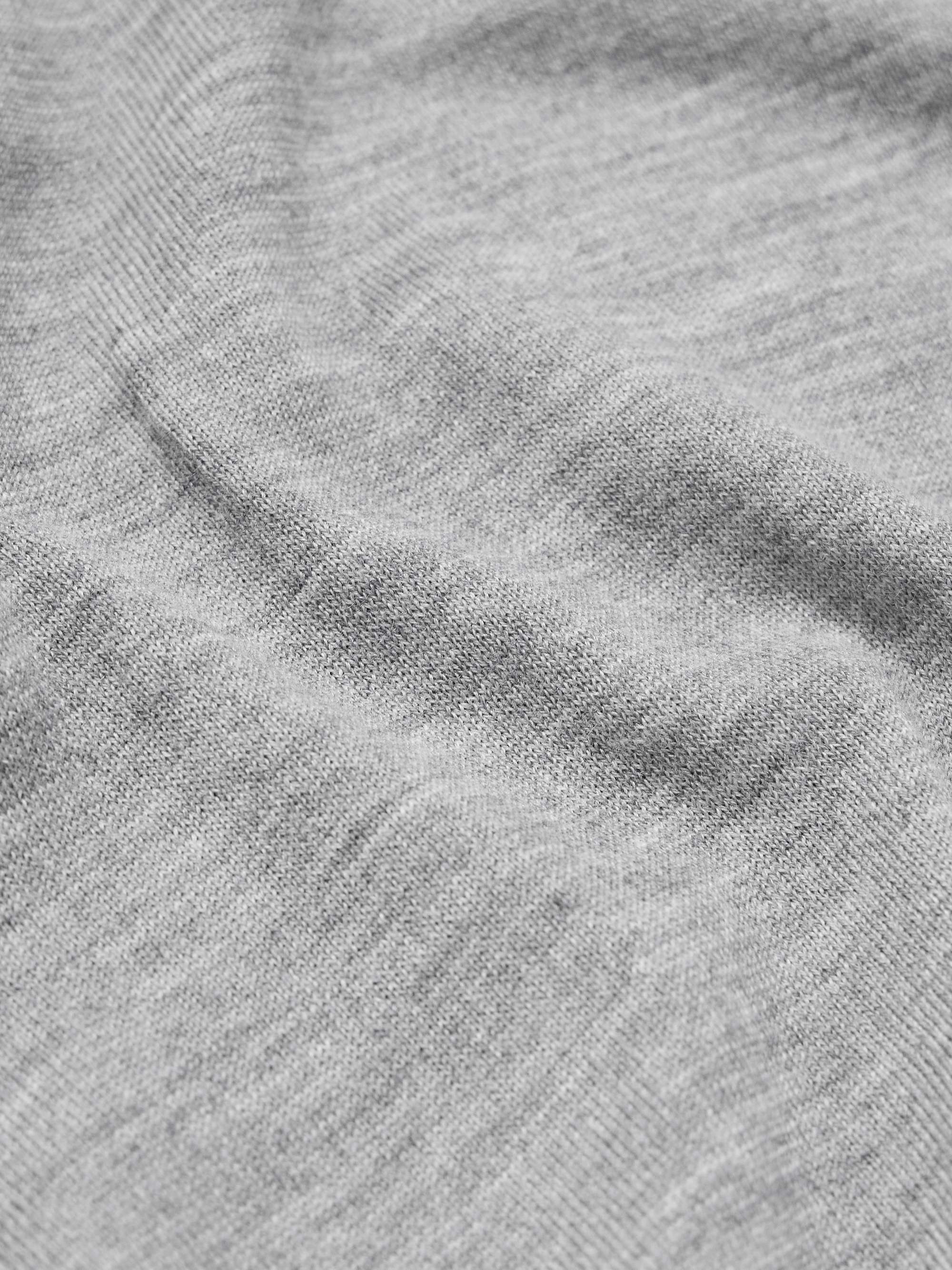 JOHNSTONS OF ELGIN Merino Wool Polo Shirt
