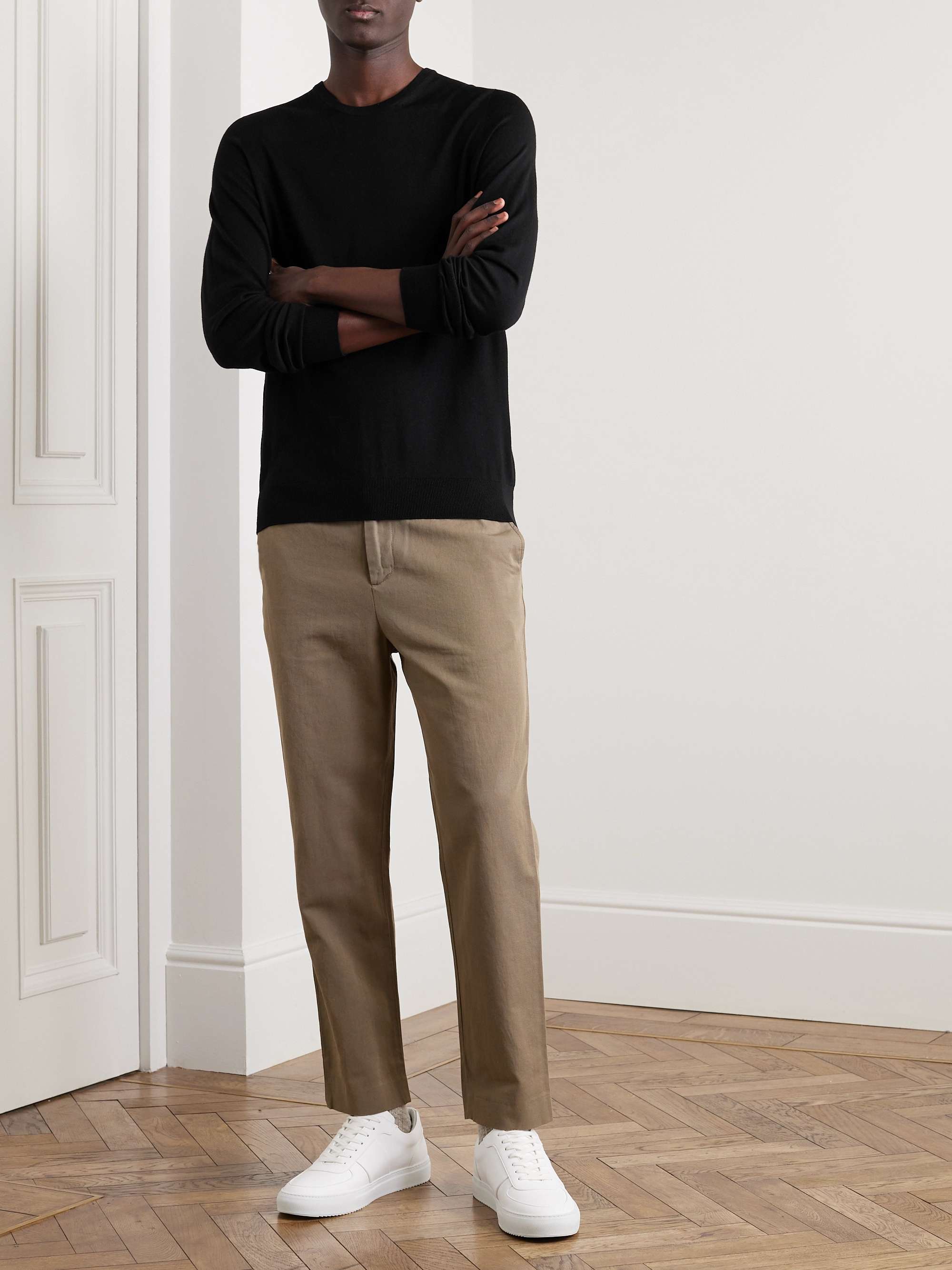 JOHNSTONS OF ELGIN Merino Wool Sweater for Men | MR PORTER