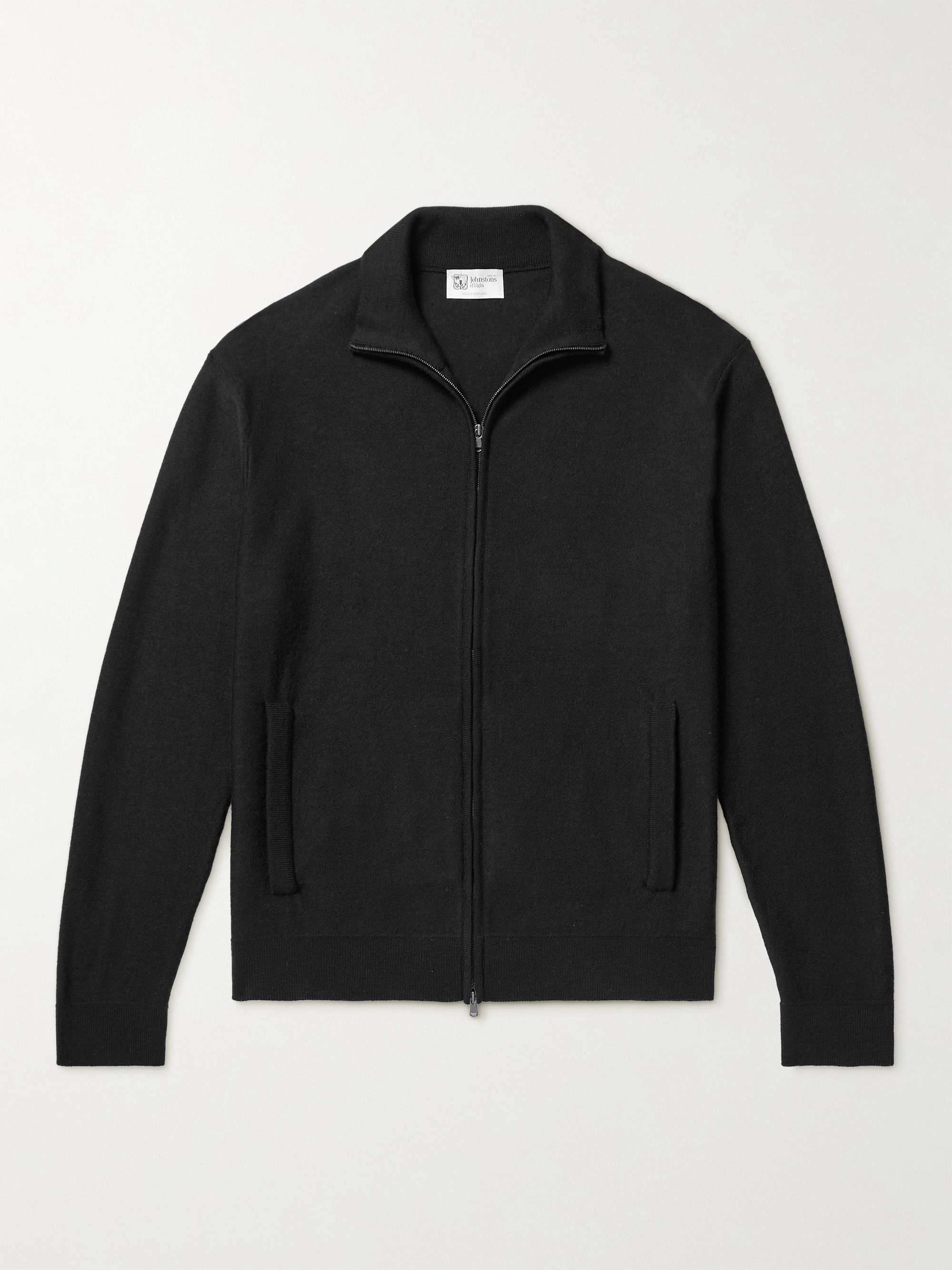 JOHNSTONS OF ELGIN Wool Zip-Up Sweater for Men | MR PORTER