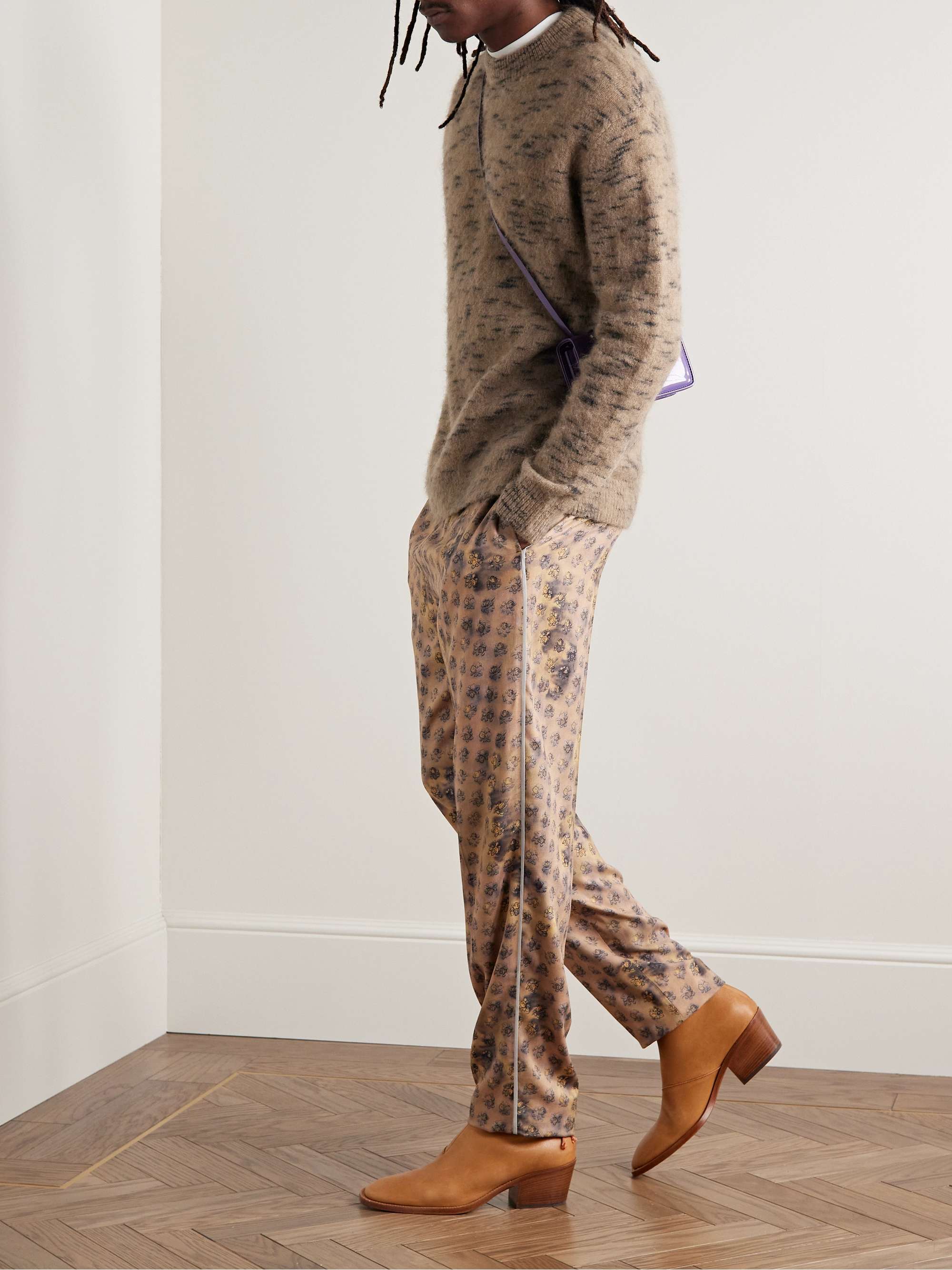 ACNE STUDIOS Kristova Brushed Jacquard-Knit Sweater