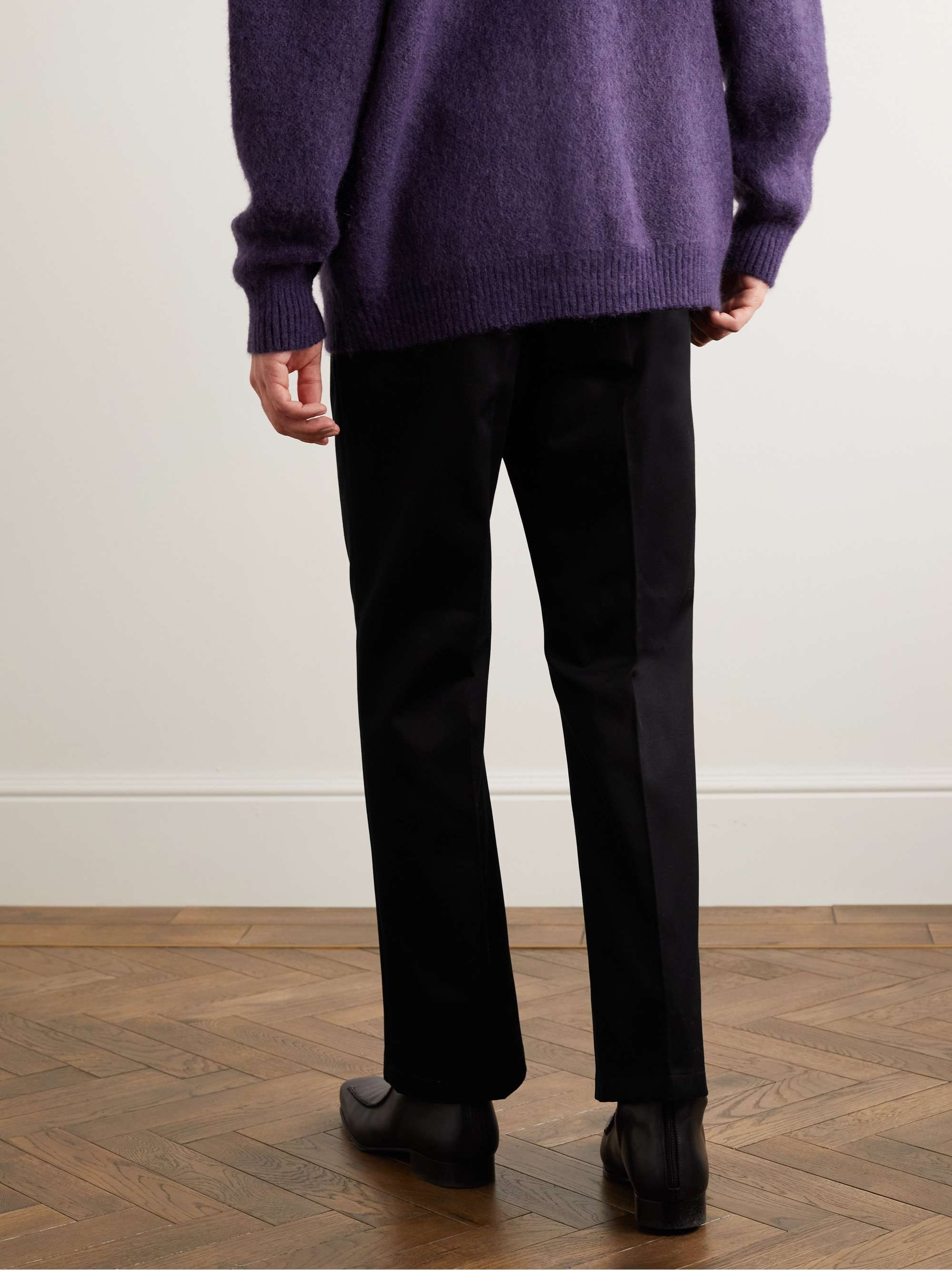 ACNE STUDIOS Straight-Leg Cotton-Twill Trousers